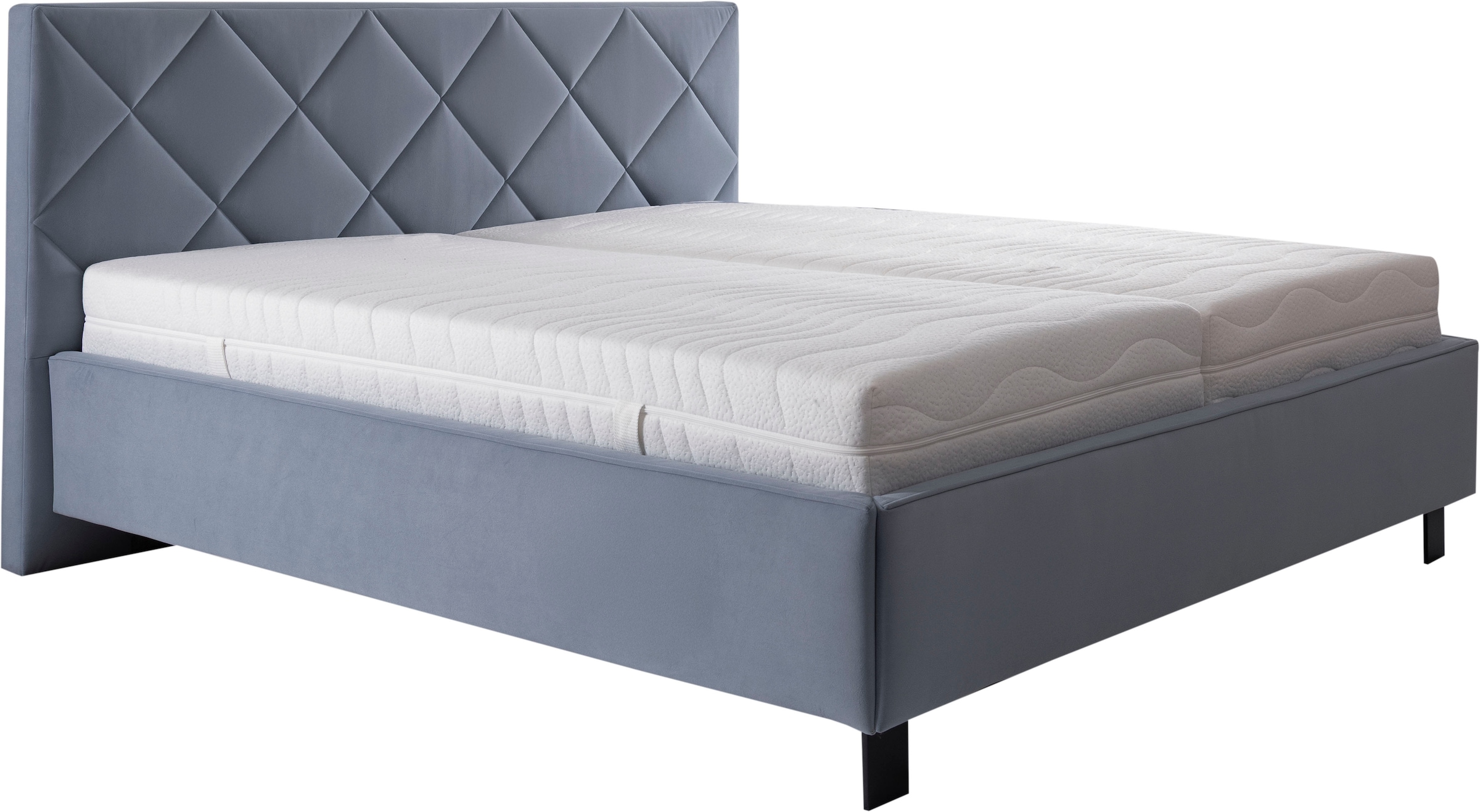 alina Polsterbett »Nicuro« 180x200cm, mit verschiedenen Matratzen und Lattenrosten