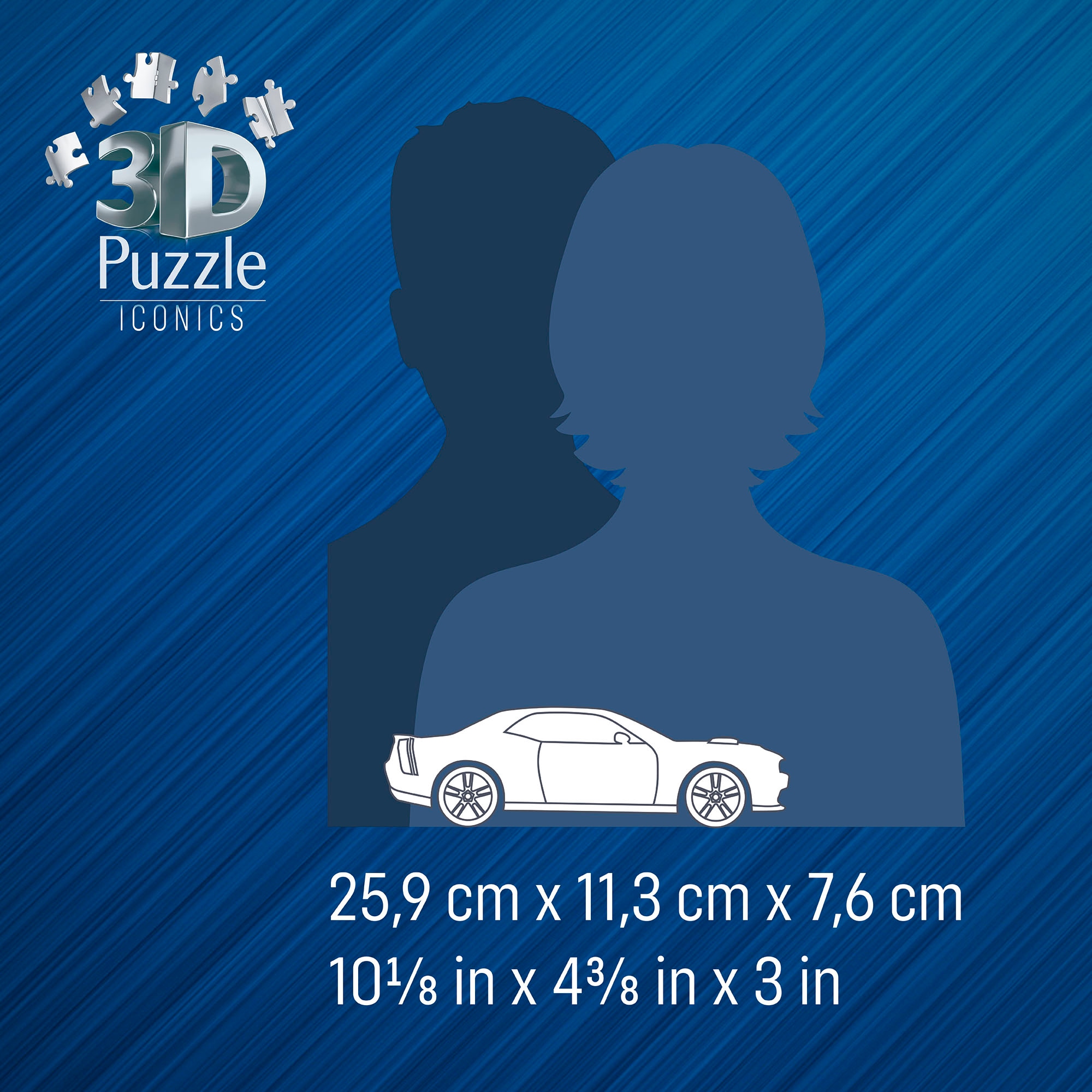 Ravensburger 3D-Puzzle »Iconics: Dodge Chall. R/T Scat Pack Widebody«, Made in Europe