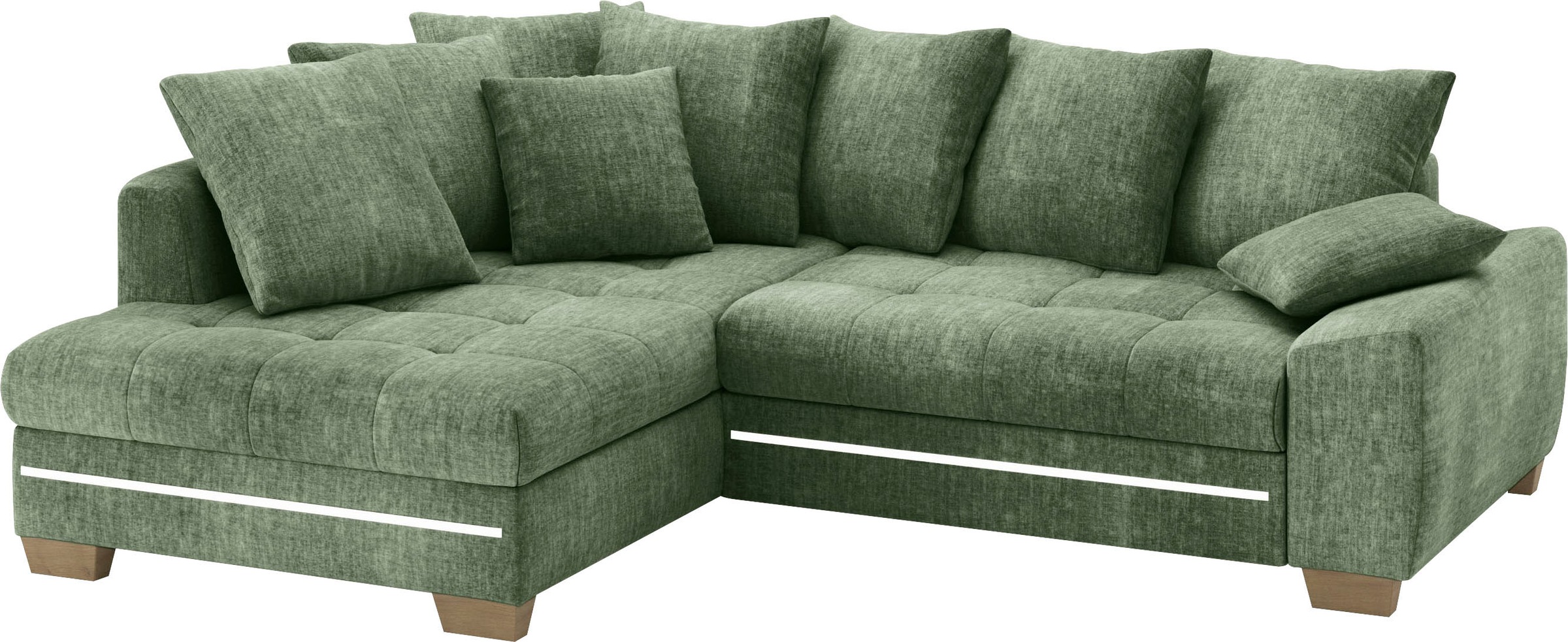 Mr. Couch Ecksofa »Nikita II, L-Form«, mit Kaltschaum, RGB-LED Beleuchtung, günstig online kaufen