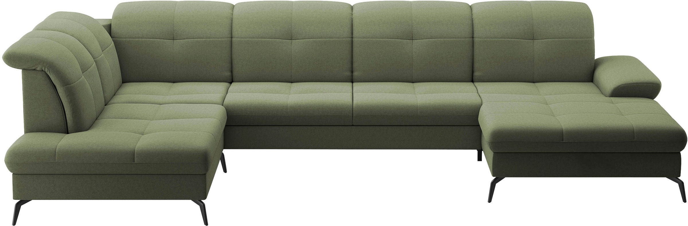 sit&more Wohnlandschaft »Amica, U-Form, inkl. Sitztiefenverstellung und Arm günstig online kaufen