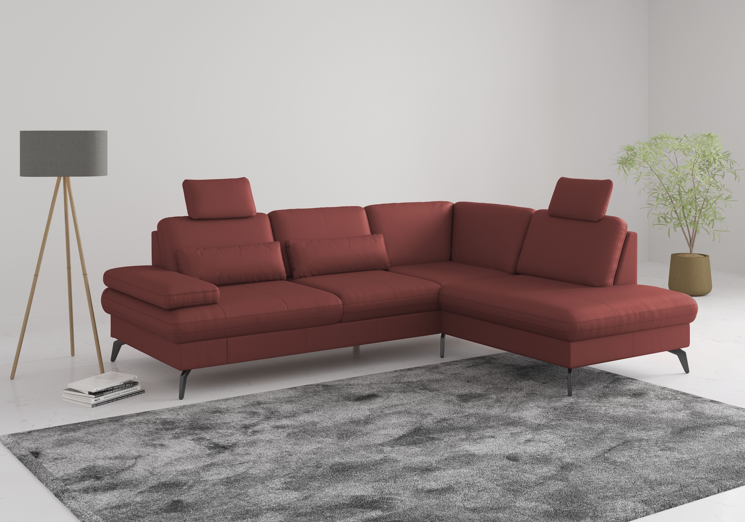 sit&more Ecksofa »Morris L-Form, inkl. Sitztiefenverstellung« wahlweise mit günstig online kaufen