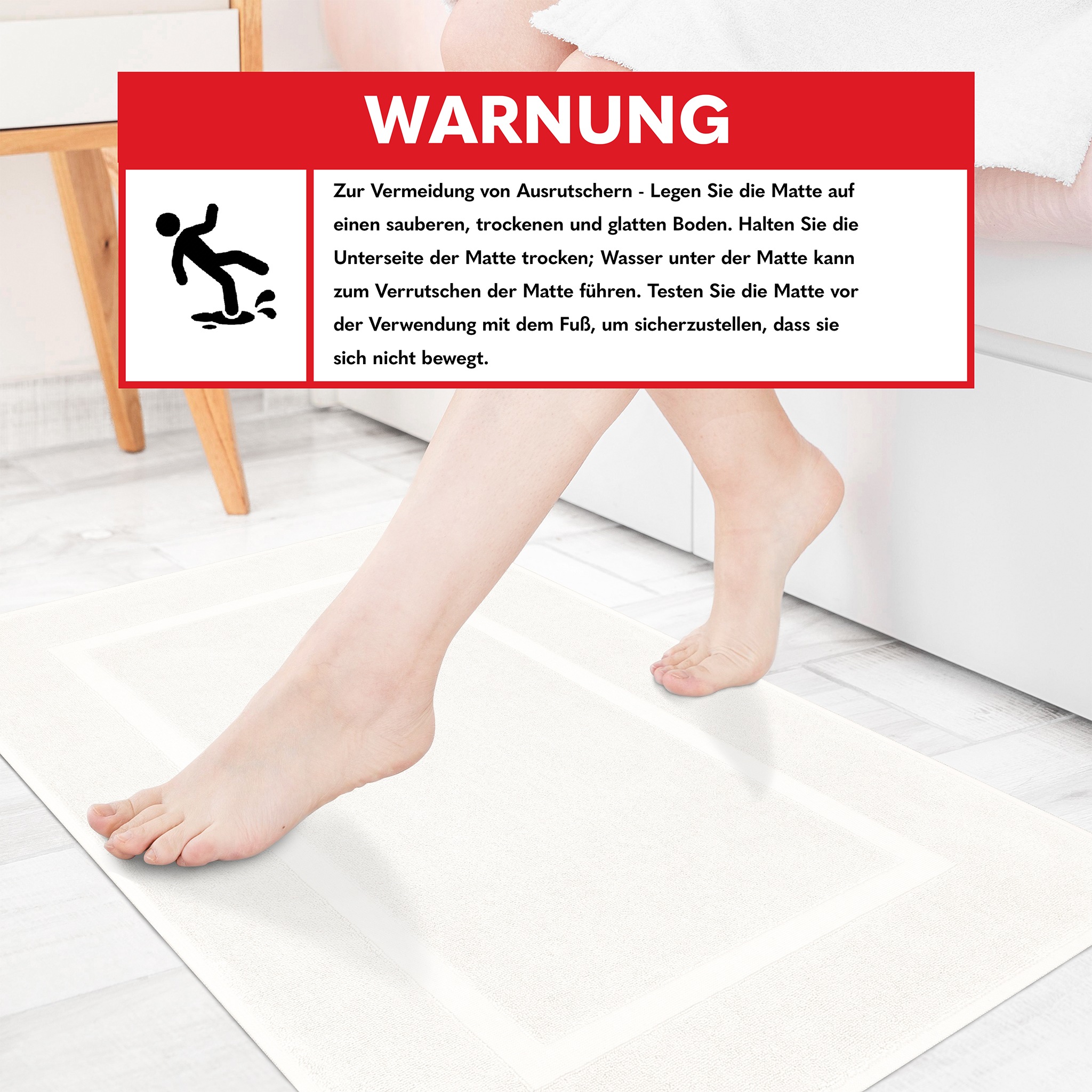 HAMMETEX Badematte »Hotelmatte, Duschvorleger« Höhe 5 mm rutschhemmend beschichtet beidseitig nutzbar 2-teiliges Set, einfarbig, 100% Baumwolle