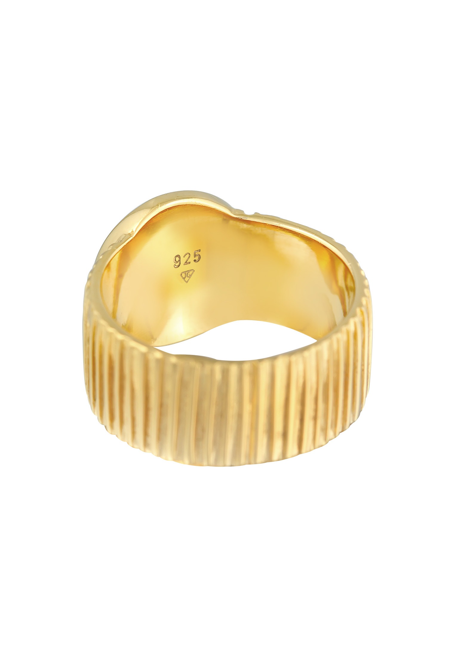 Elli Premium Siegelring »Bandring Siegelring Relief Struktur 925 Silber«