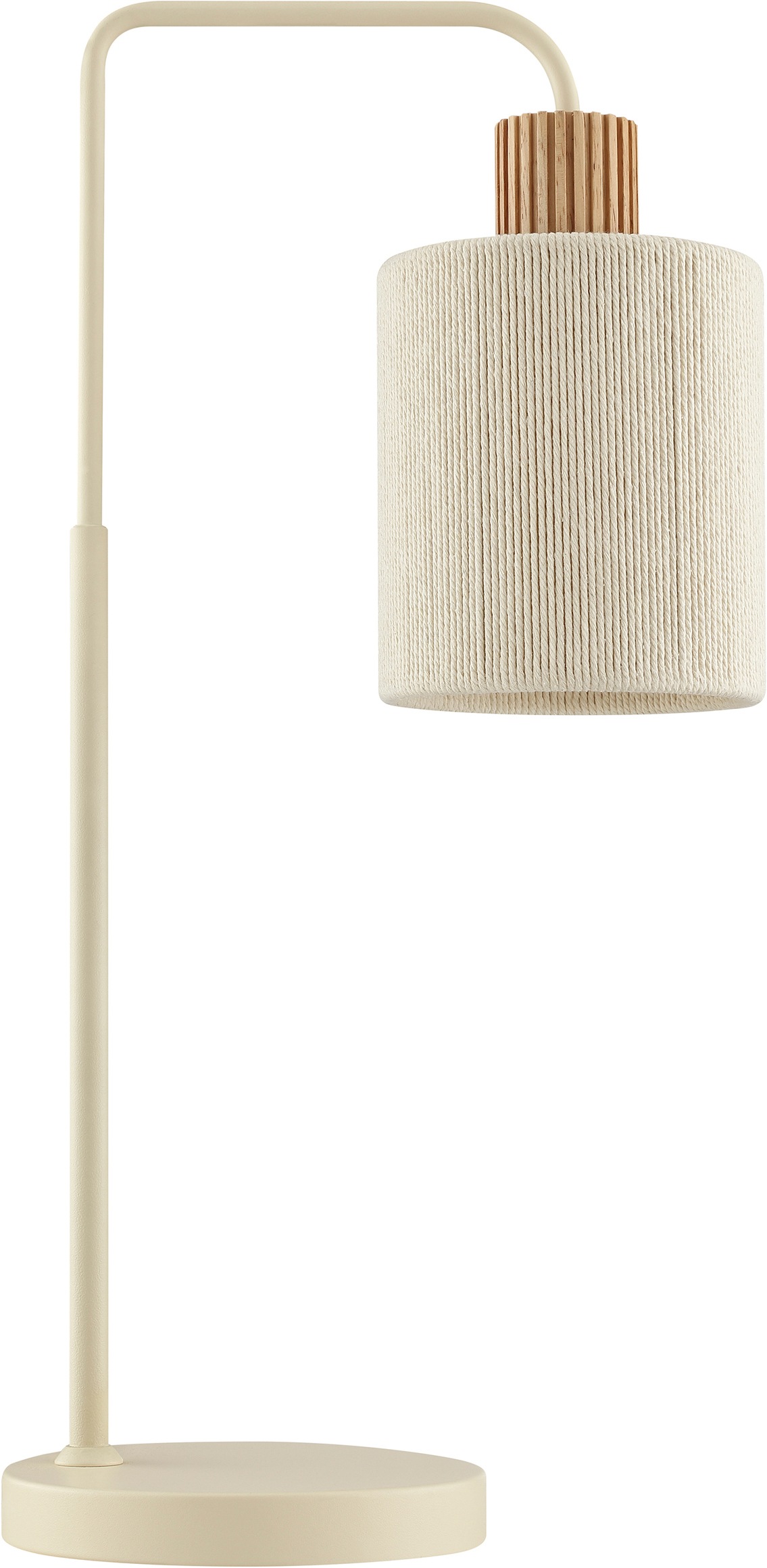 Brilliant Tischleuchte »Arlo« E27 1 Stk. E27 Fassung, 58 x 28 x 18 cm, Metall/Holz/Textil, beige