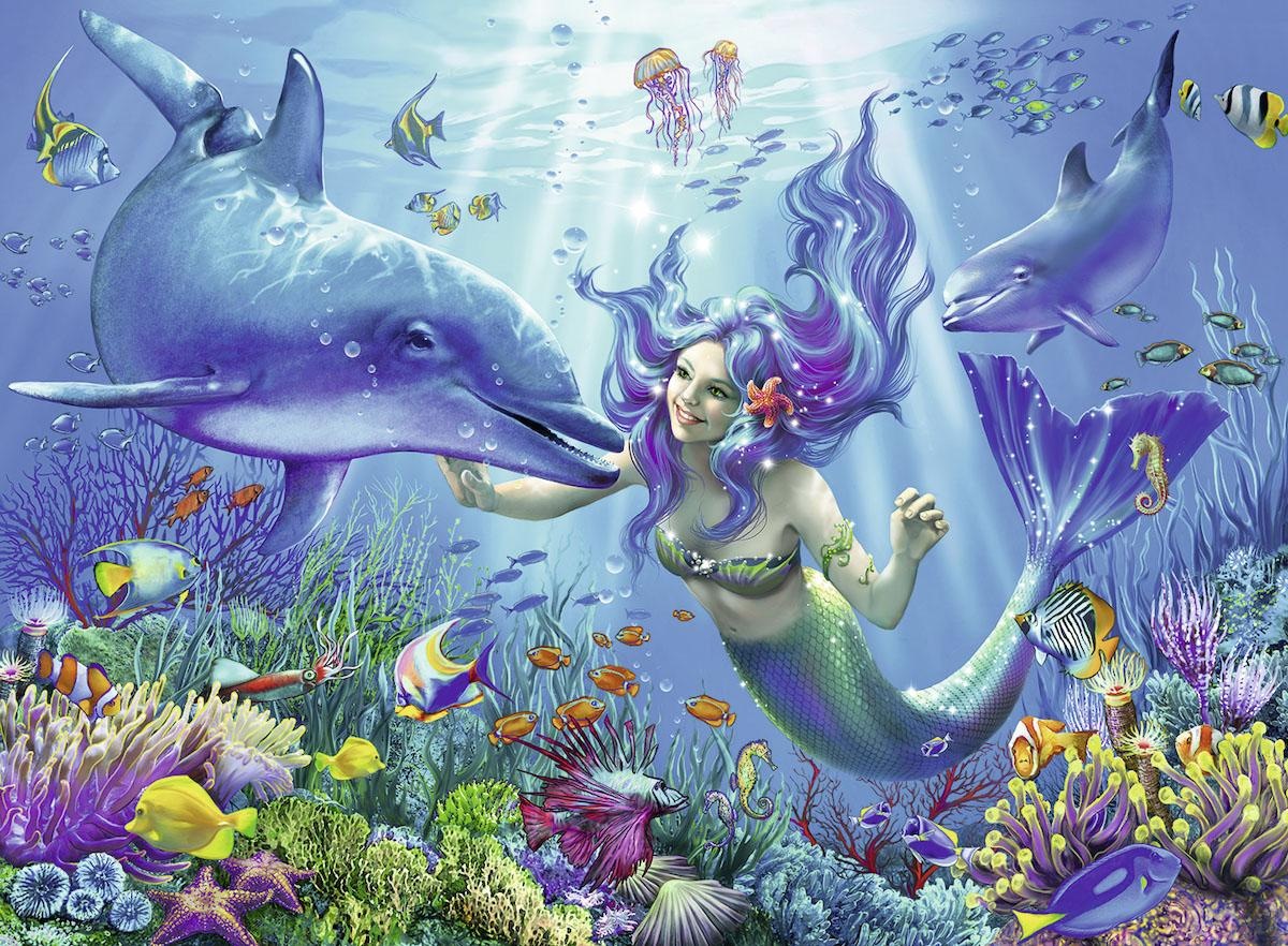Ravensburger Puzzle »Leuchtendes Unterwasserparadies«, leuchtet im Dunkeln, Made in Germany