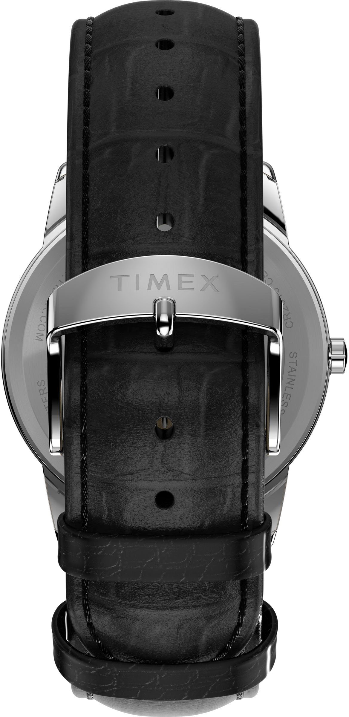 Timex Quarzuhr »EASY READER CLASSIC« Armbanduhr, Herrenuhr, Damenuhr,Lederarmband,Datum