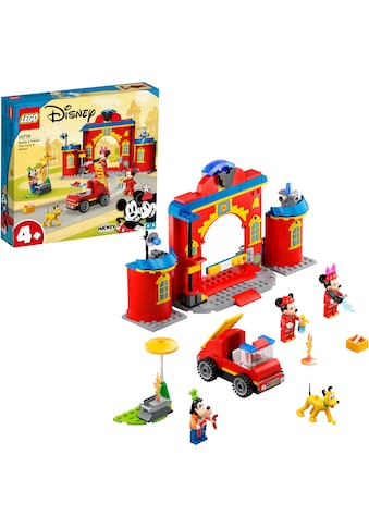 LEGO® Konstruktionsspielsteine »Mickys Feuerwehrstation und Feuerwehrauto (10776),... kaufen