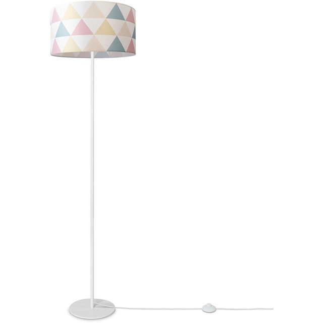 Textil Home Delta«, Stehlampe Wohnzimmer Paco Dreieck bestellen Stoffschirm »Luca Standleuchte online Stehlampe Bunt