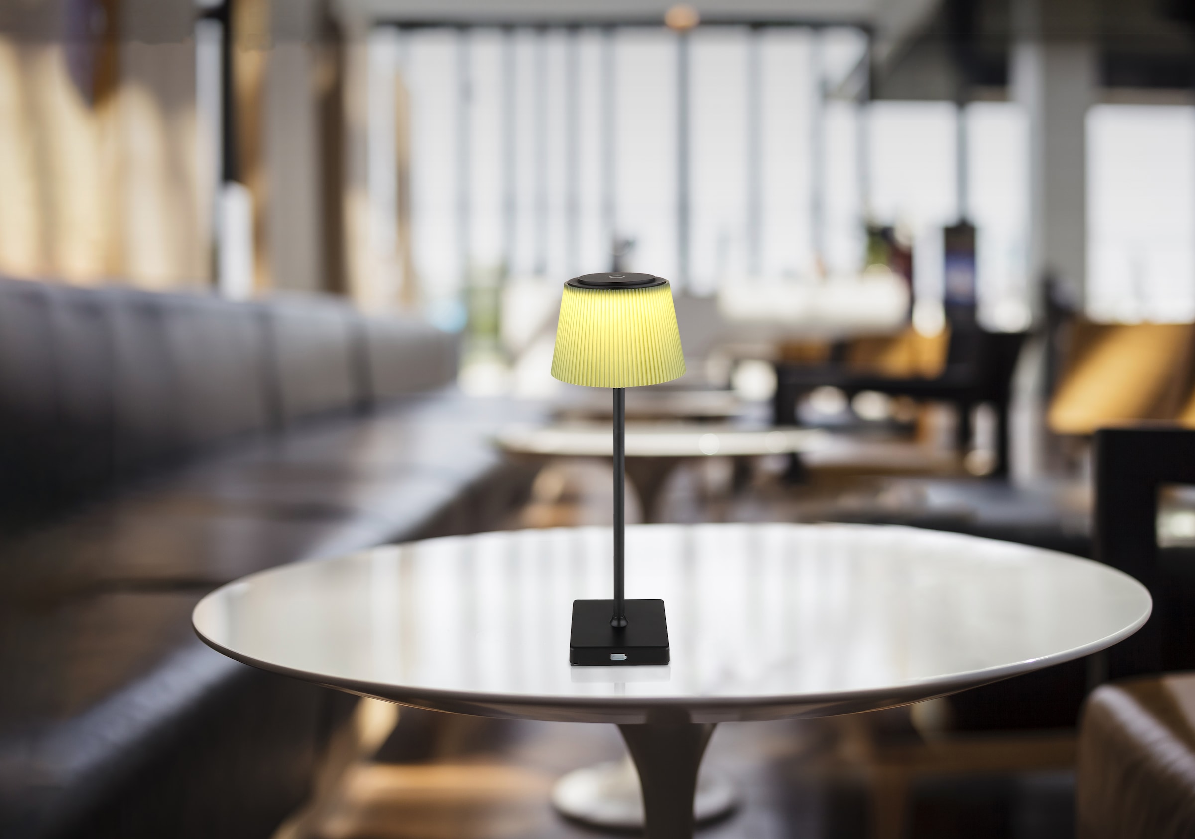 GLOBO LIGHTING LED Tischleuchte »GREGOIR«, Leuchtmittel LED-Modul | LED fest integriert, Tischlampe/Akku/IP44/Touch Ein/Aus/Touchdimmer/schwarz