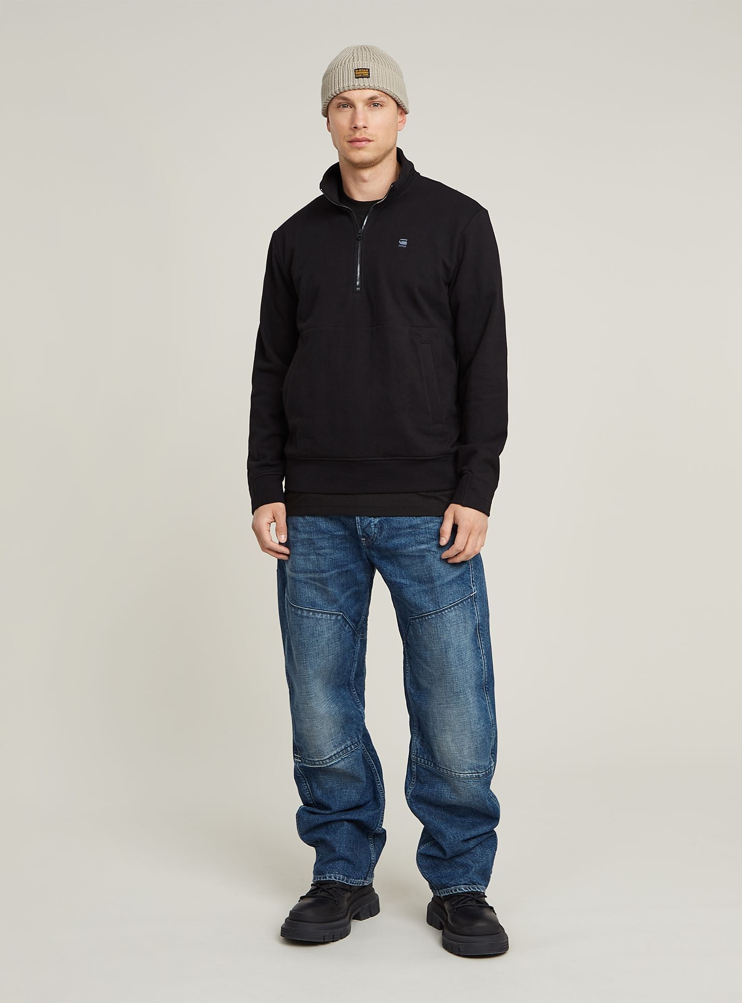 G-STAR Longpullover »Nifous Half Zip Sweater«