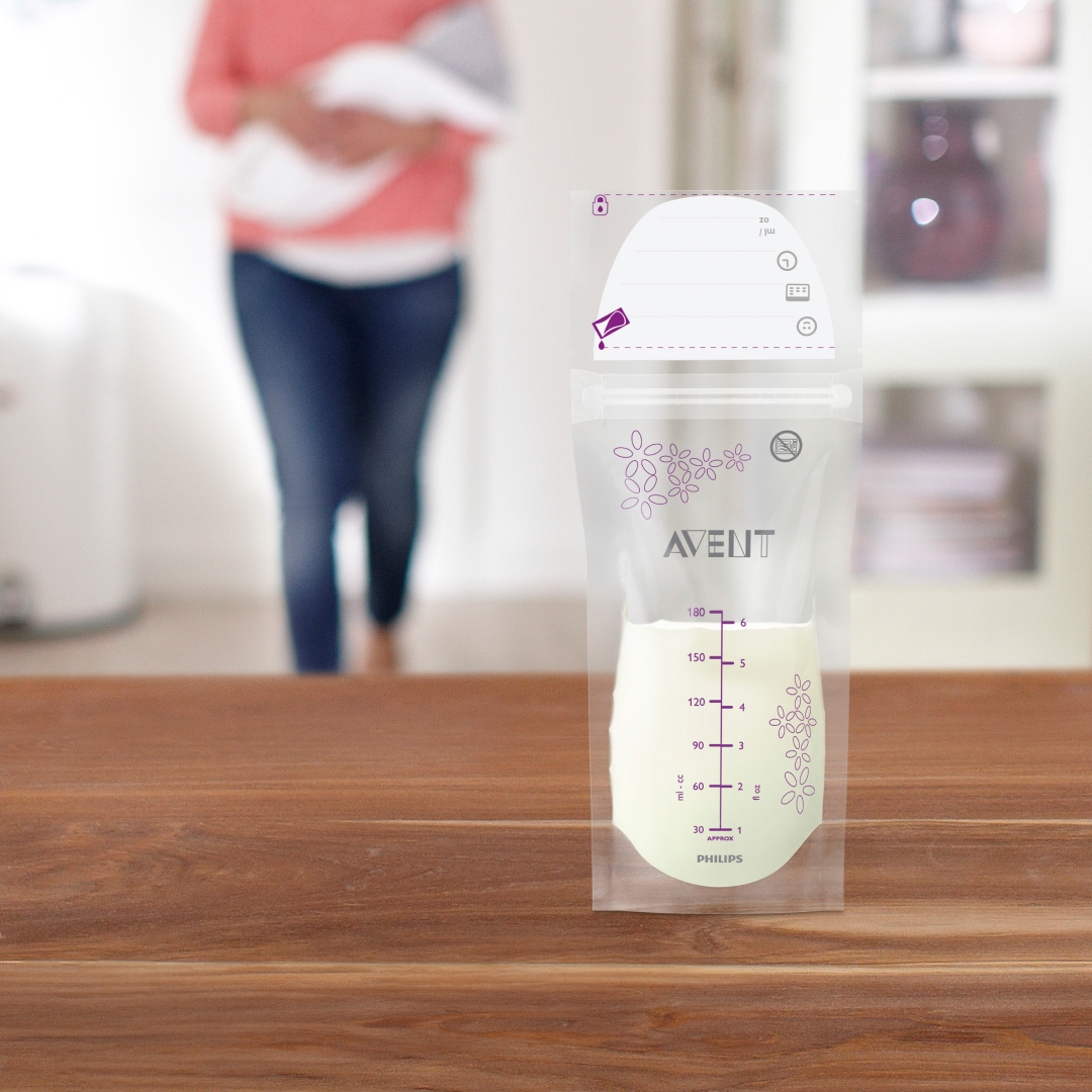 Philips AVENT Muttermilchbeutel »SCF603/25« vorsterilisiert, mit sicherem, doppeltem Zip-Verschluss