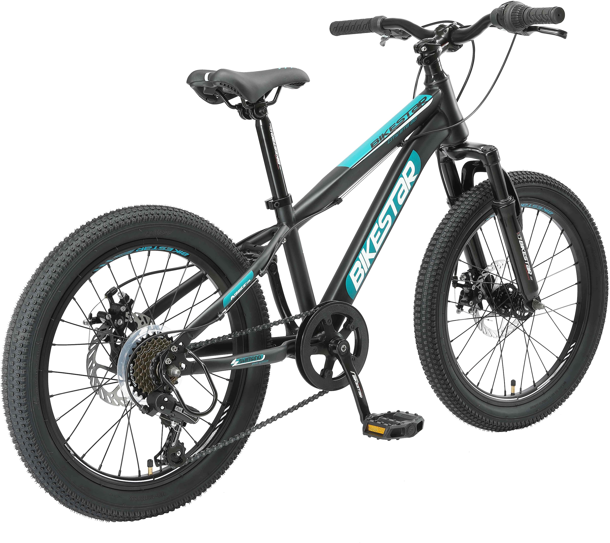 Bikestar Jugendfahrrad 7 Gang Shimano RD-TY21 Schaltwerk Kettenschaltung