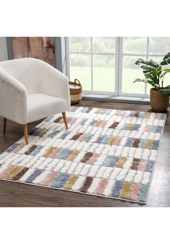 Carpet City Hochflor-Teppich »Focus«, rechteckig, 20 mm Höhe, besonders weich, Modern,... kaufen