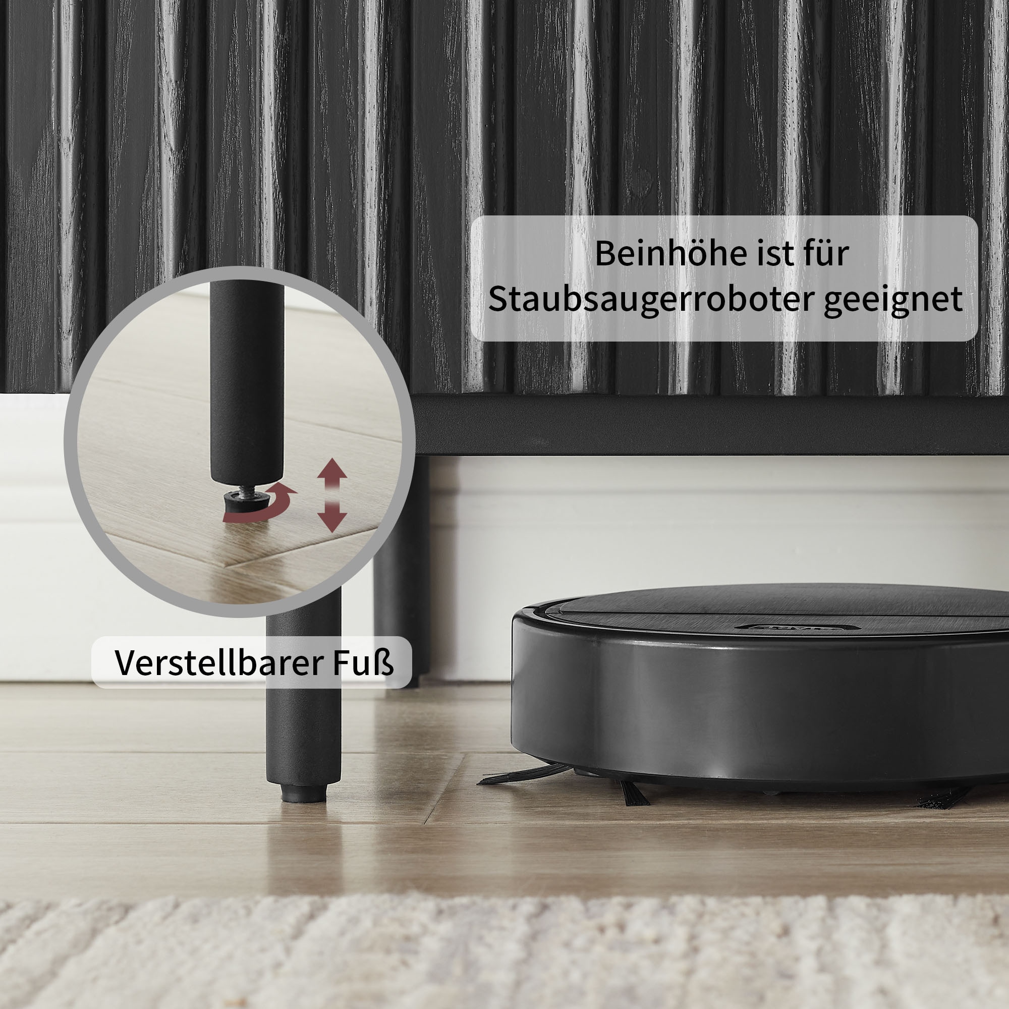 OTTO home TV-Board »Candise« Sintersteinplatte, Soft-Close-Funktion, FSC-zertifiziertem Eschenholz