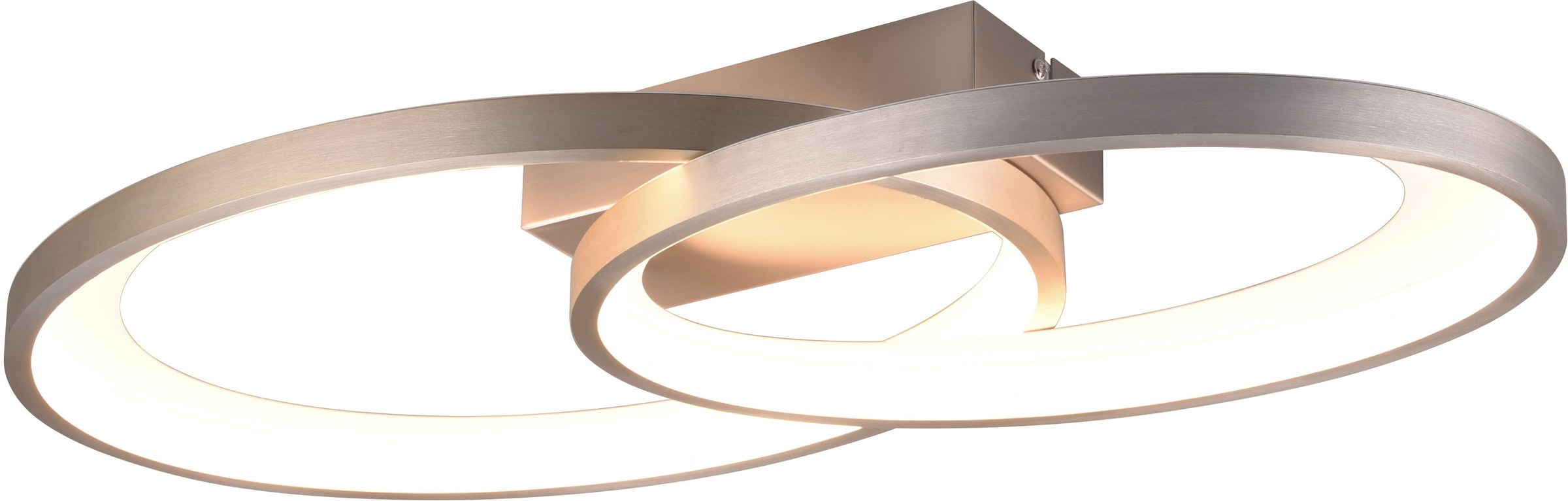 REALITY LEUCHTEN LED Deckenleuchte »MALAGA, LED Deckenlampe warmweiß 25W 2900 Lumen auch Wandmontage mögl.« LED-Board 1 Stk. Warmweiß indirektes...