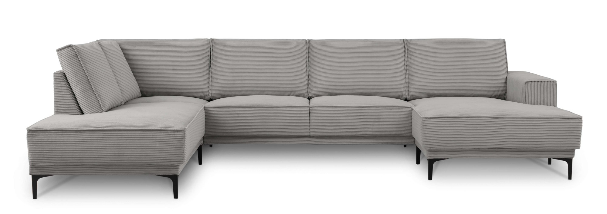 OTTO home Wohnlandschaft »XXL Sofa Oland, Struktur, Flachgewebe, Luxus-Micr günstig online kaufen