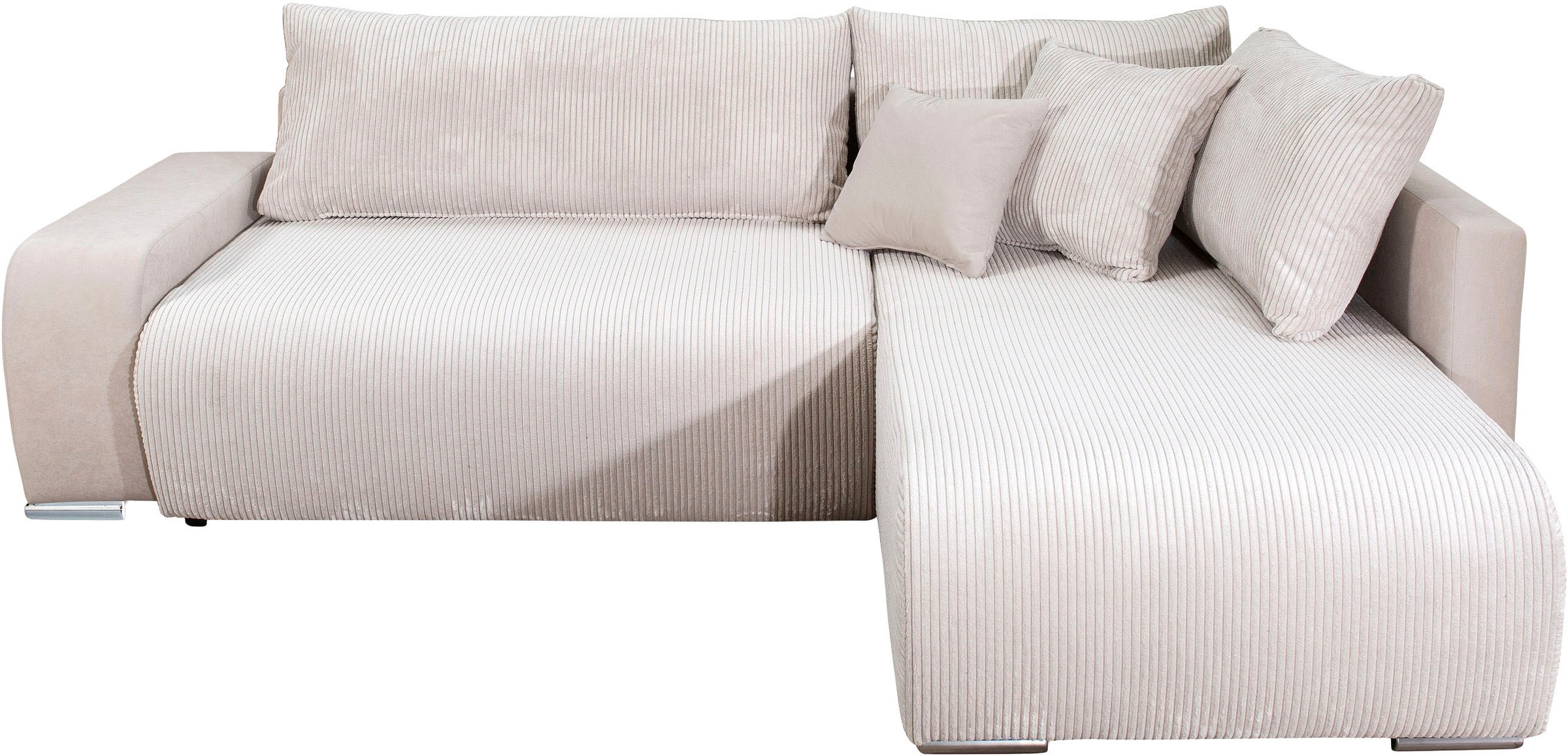 COLLECTION AB Ecksofa »Poppy, L-Form, Breite 227 cm mit Schlaffunktion« ink günstig online kaufen