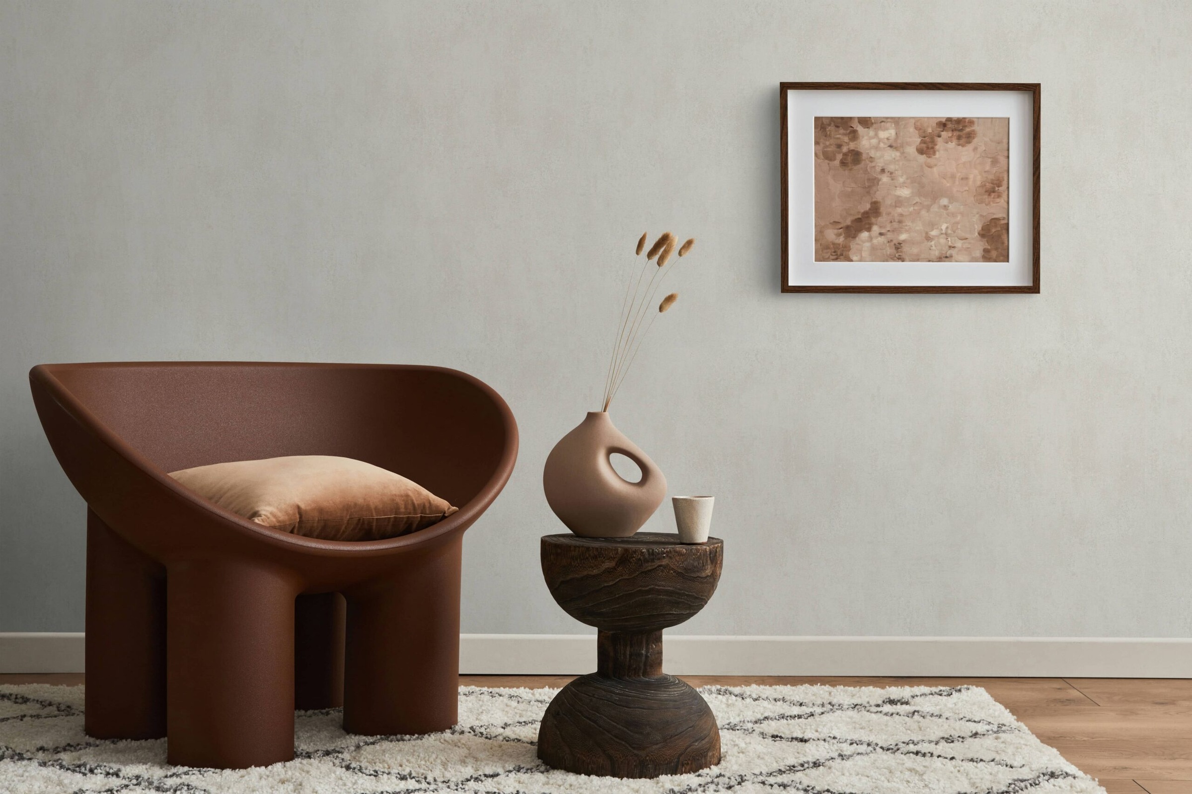 Marburg Vliestapete »Tapete Plain Concrete« uni geprägt moderne Vliestapete für Wohnzimmer Schlafzimmer Küche