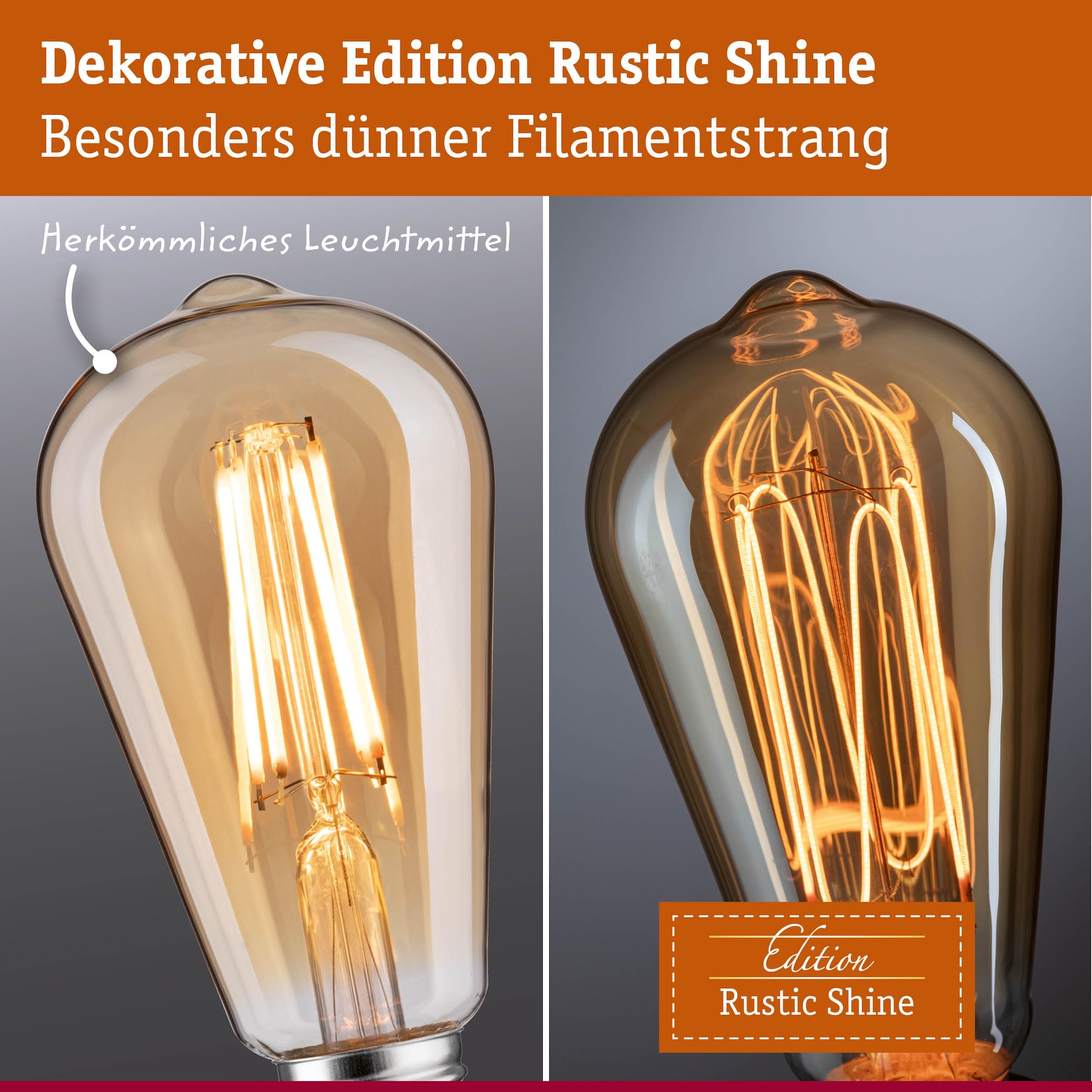 Paulmann LED-Leuchtmittel »Rustic Shine G95 300lm 4,2W 1800K S gold 230V« E27 1 Stk.