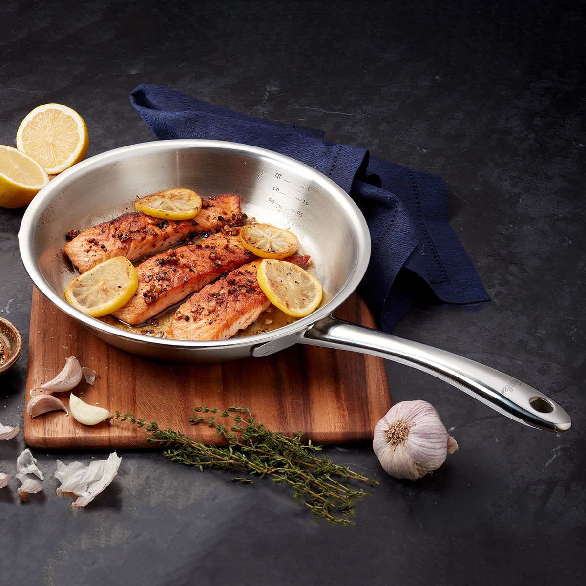 Fissler Bratpfanne »Fissler M5 Pro-Ply®, Edelstahl-Pfanne« Edelstahl 18/10 5-lagiges Mehrschichtmaterial für präzise Temperaturkontrolle