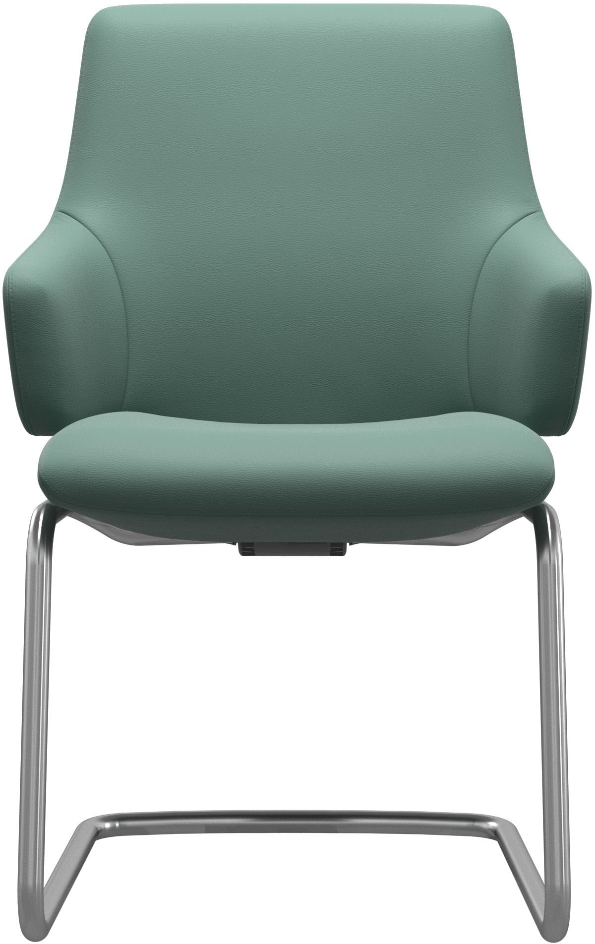 Stressless® Polsterstuhl »Laurel«, Leder PALOMA, Low Back mit Armlehne, Größe L, mit Beinen aus Stahl in Schwarz matt
