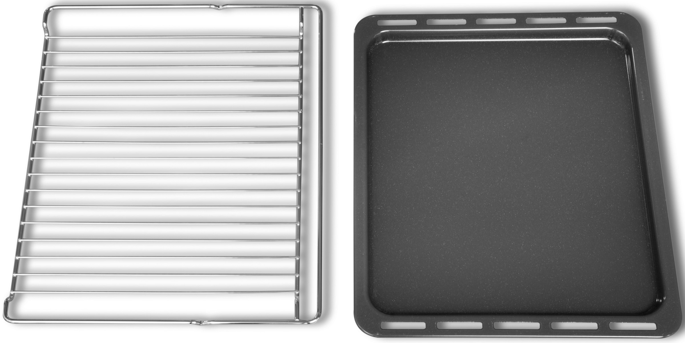 BAUKNECHT Backofen-Set »BAR2 KP8V2 IN«, mit 2-fach-Teleskopauszug, Pyrolyse-Selbstreinigung, PowerHeißluft