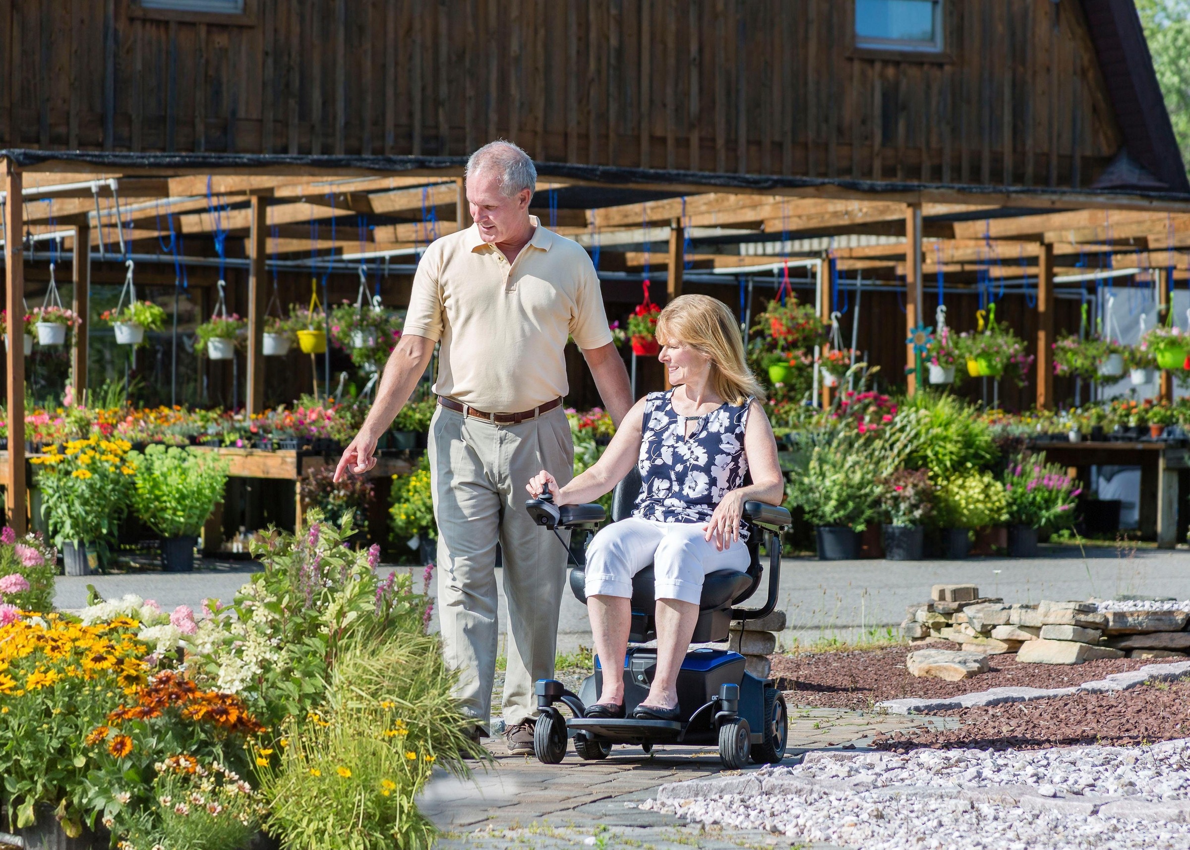 mobilis Elektrorollstuhl »M35+, Ideal auch im Haus« Fußbrett hochklappbar, Joystick Rechts oder Links