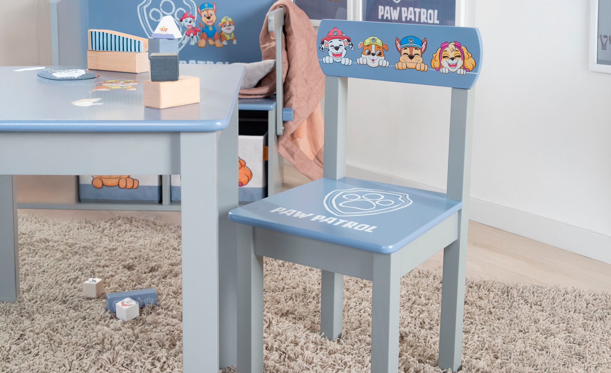 roba® Kindersitzgruppe »Paw Patrol«, (Set), mit Tisch und 2 Kinderstühlen