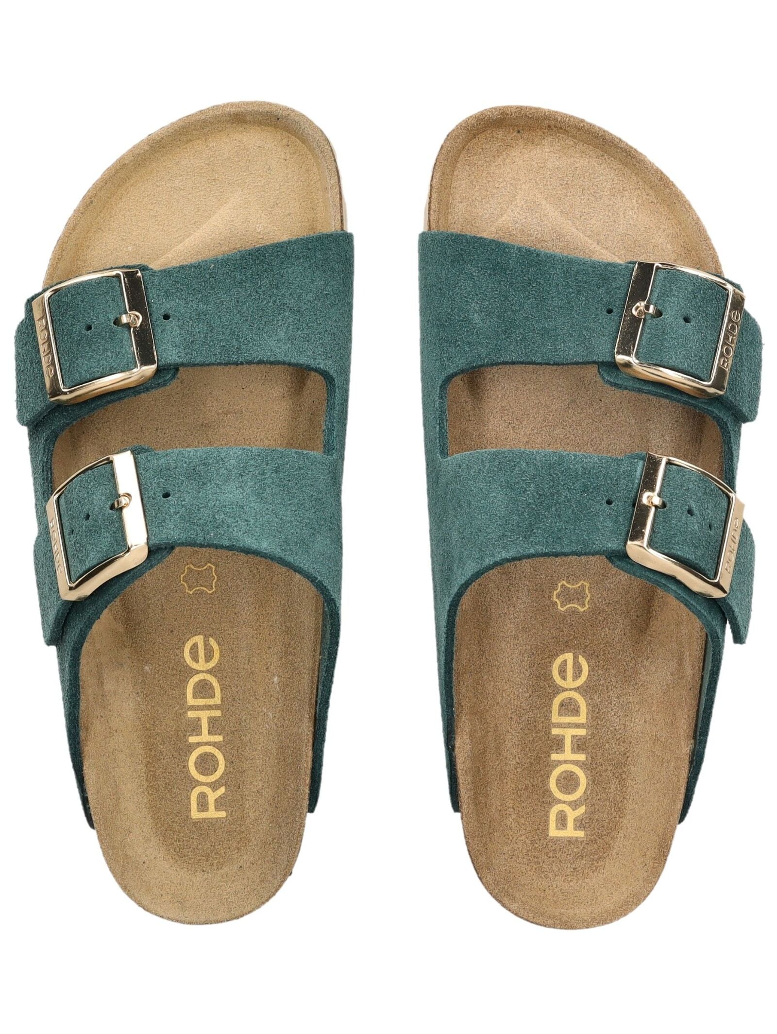 Rohde Hausschuh »Rohde Pantoletten Veloursleder«