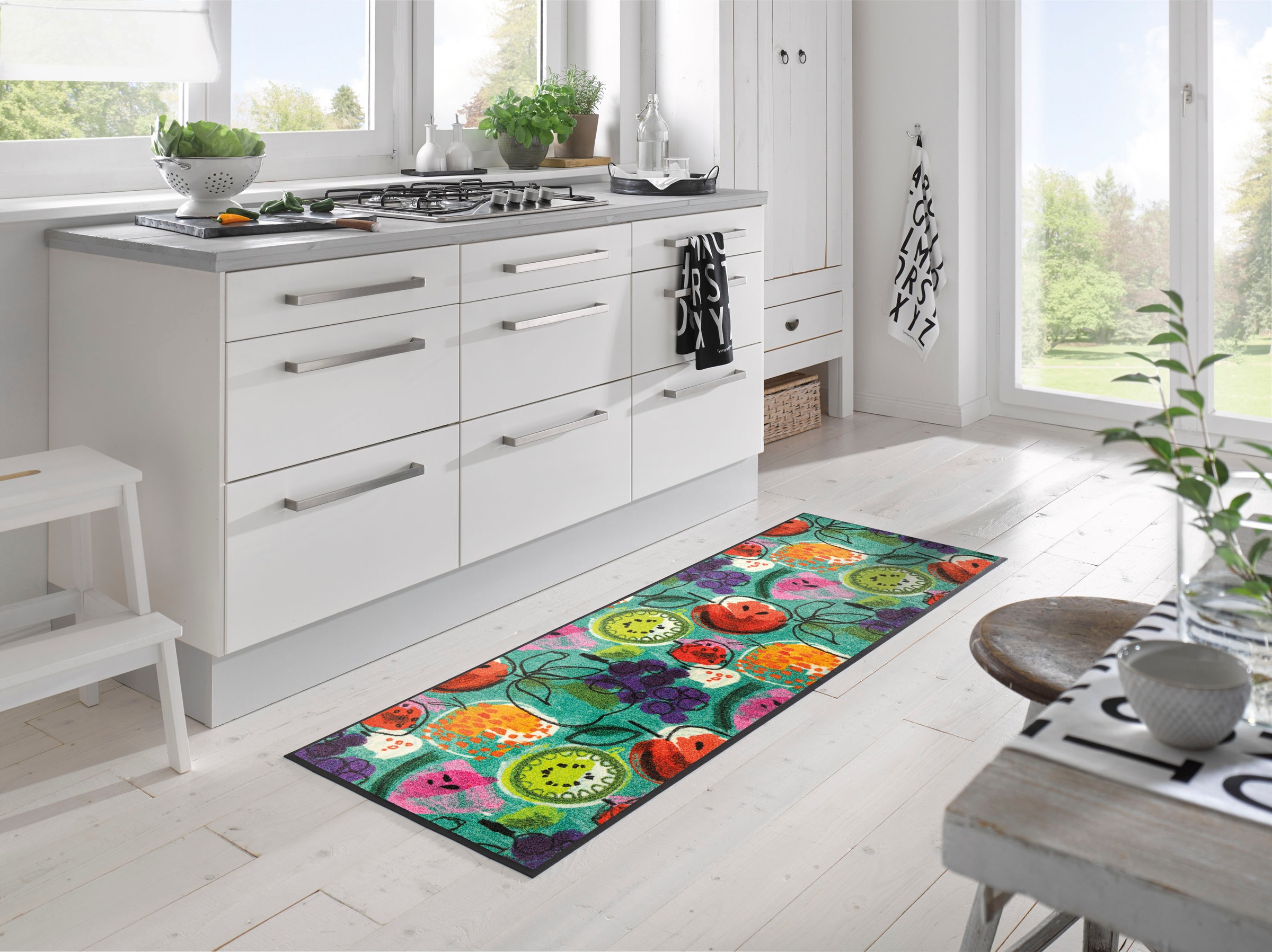 wash+dry by Kleen-Tex Läufer »Fruit Fiesta«, rechteckig günstig online kaufen