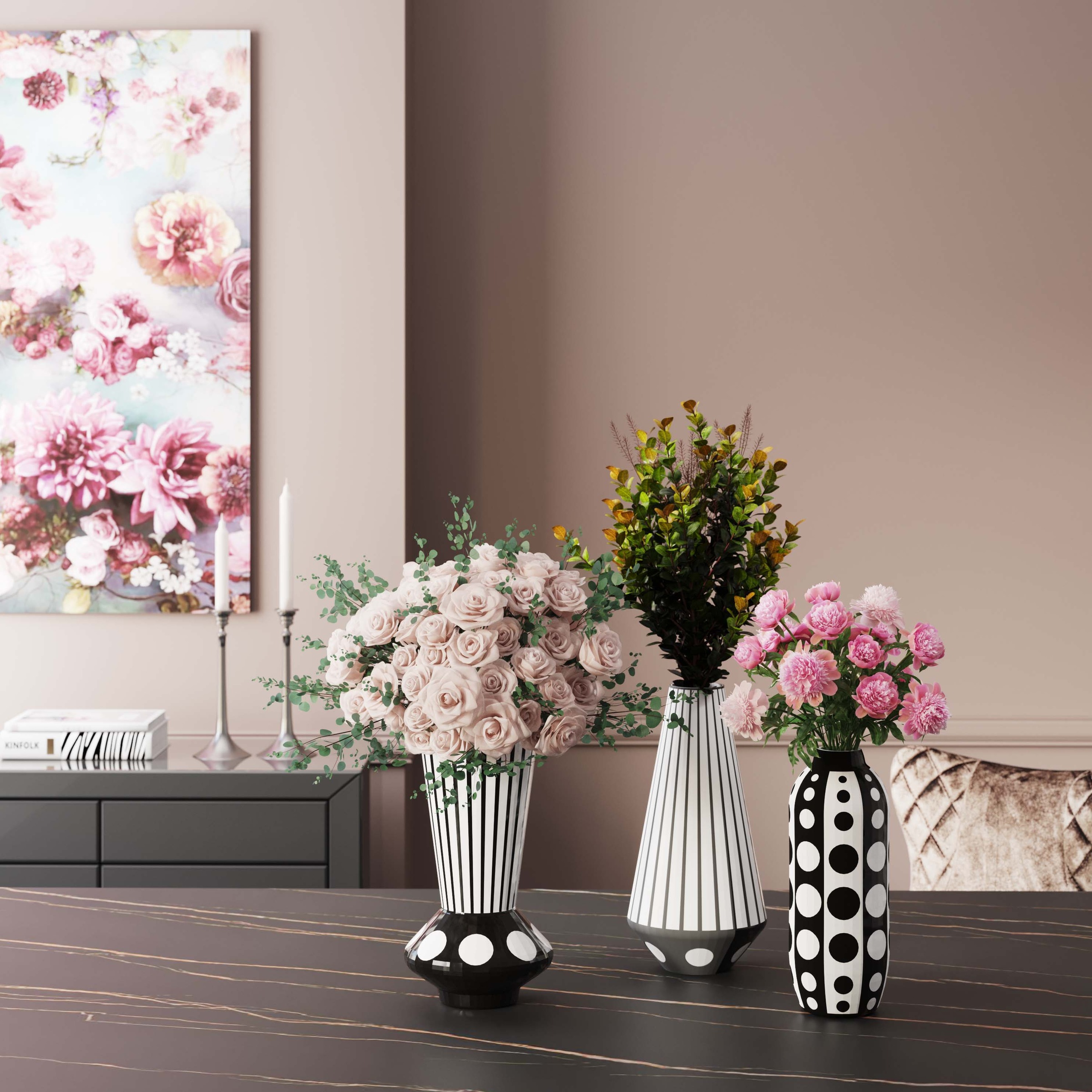 Kare Design Tischvase »Vase Brillar 40cm« günstig online kaufen