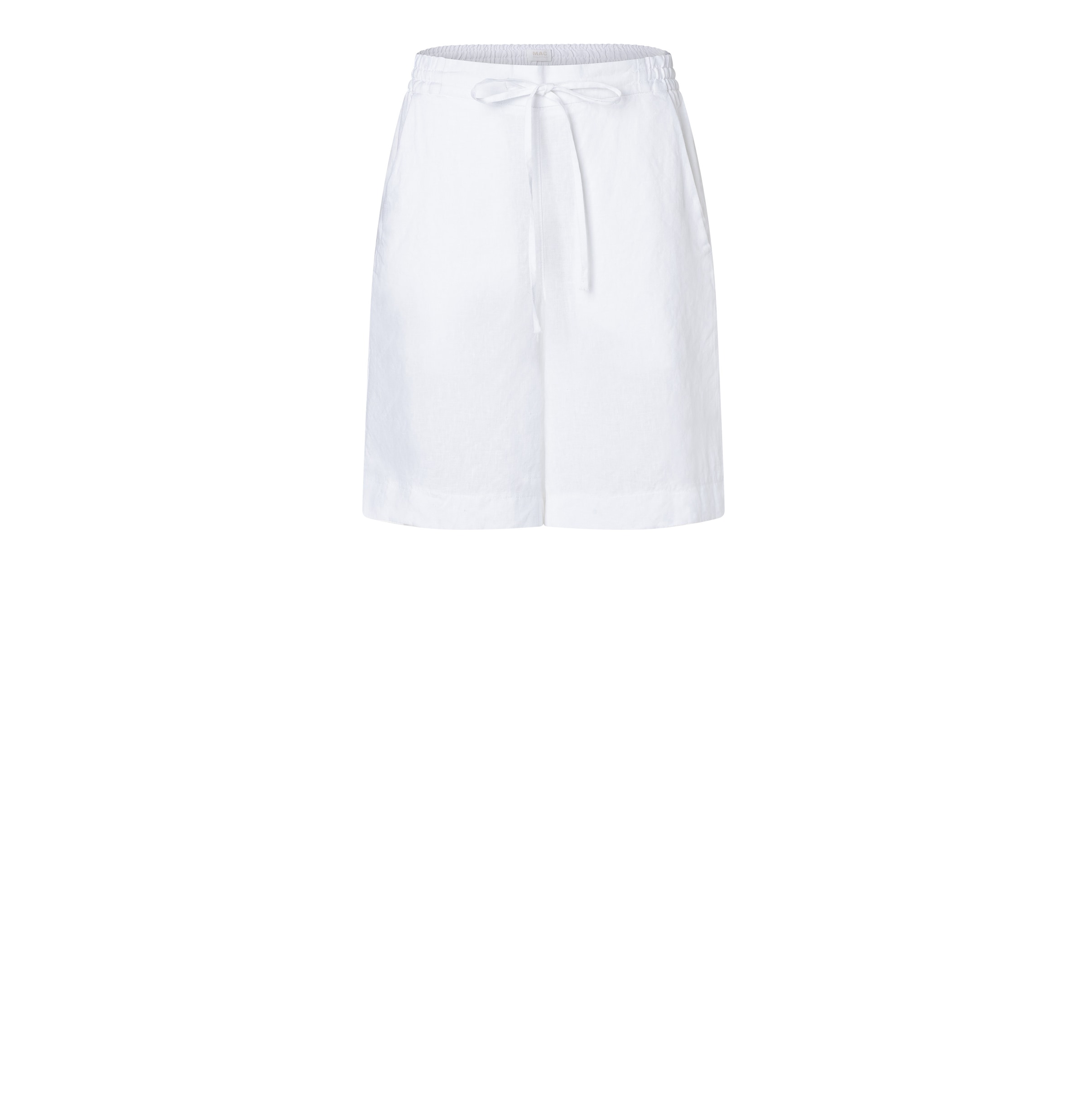 MAC Leinenhose »SANNY«  Shorts, Bermudas mit Gummizug und Kordelzug