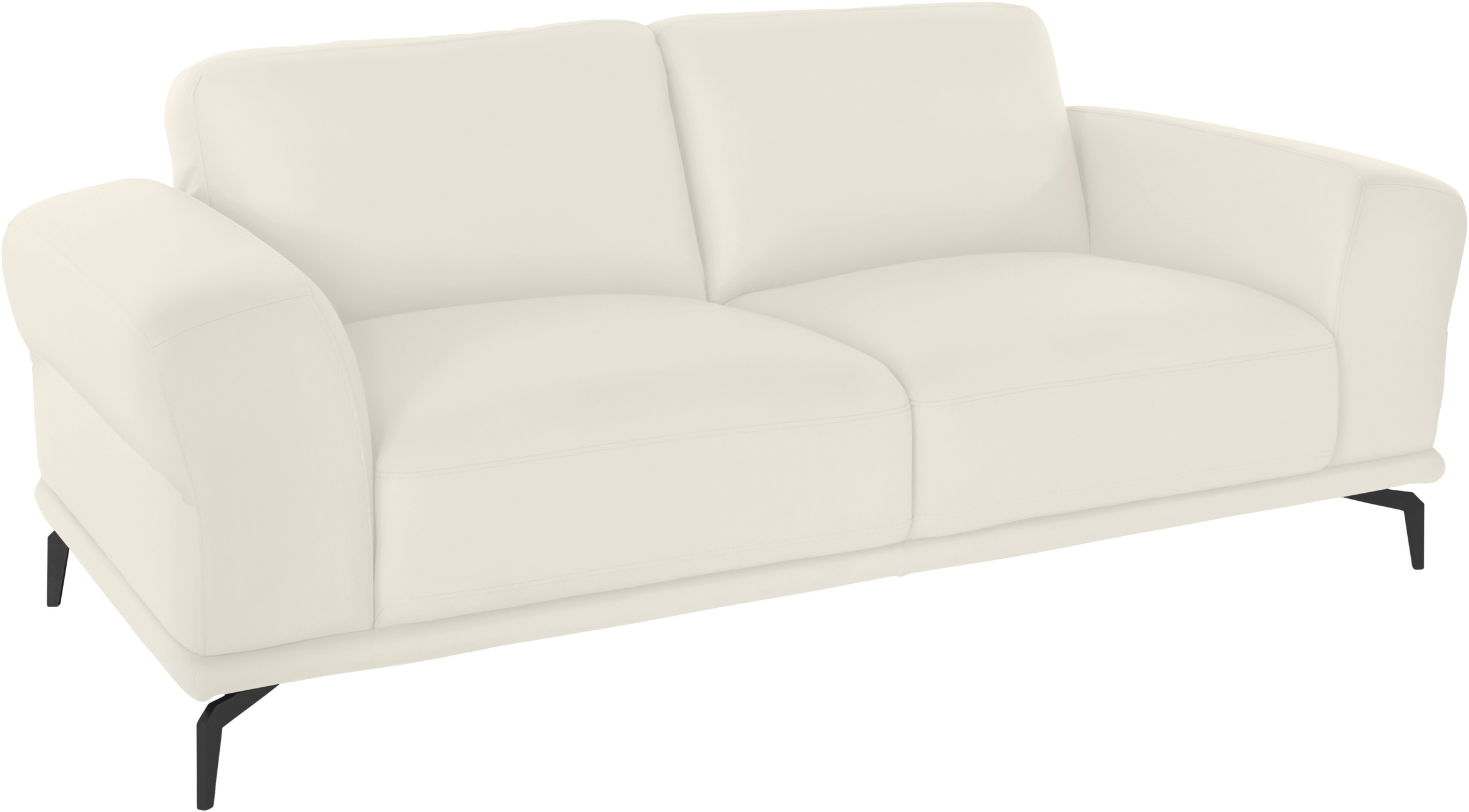 W.SCHILLIG 2-Sitzer »montanaa« mit Metallfüßen in Schwarz pulverbeschichtet günstig online kaufen