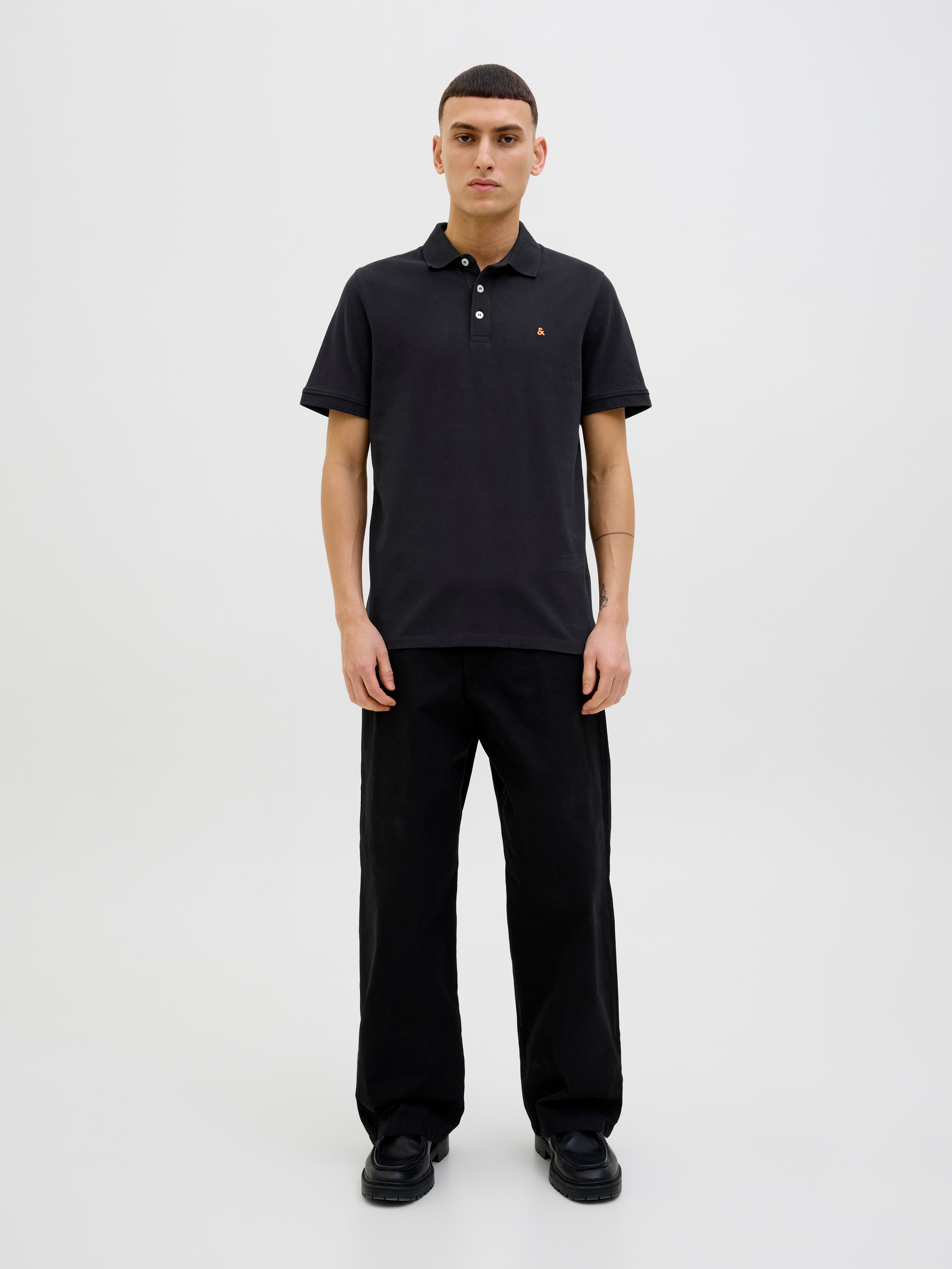 Jack & Jones »JJEPAULOS POLO SS NOOS« mit Logo Stickerei