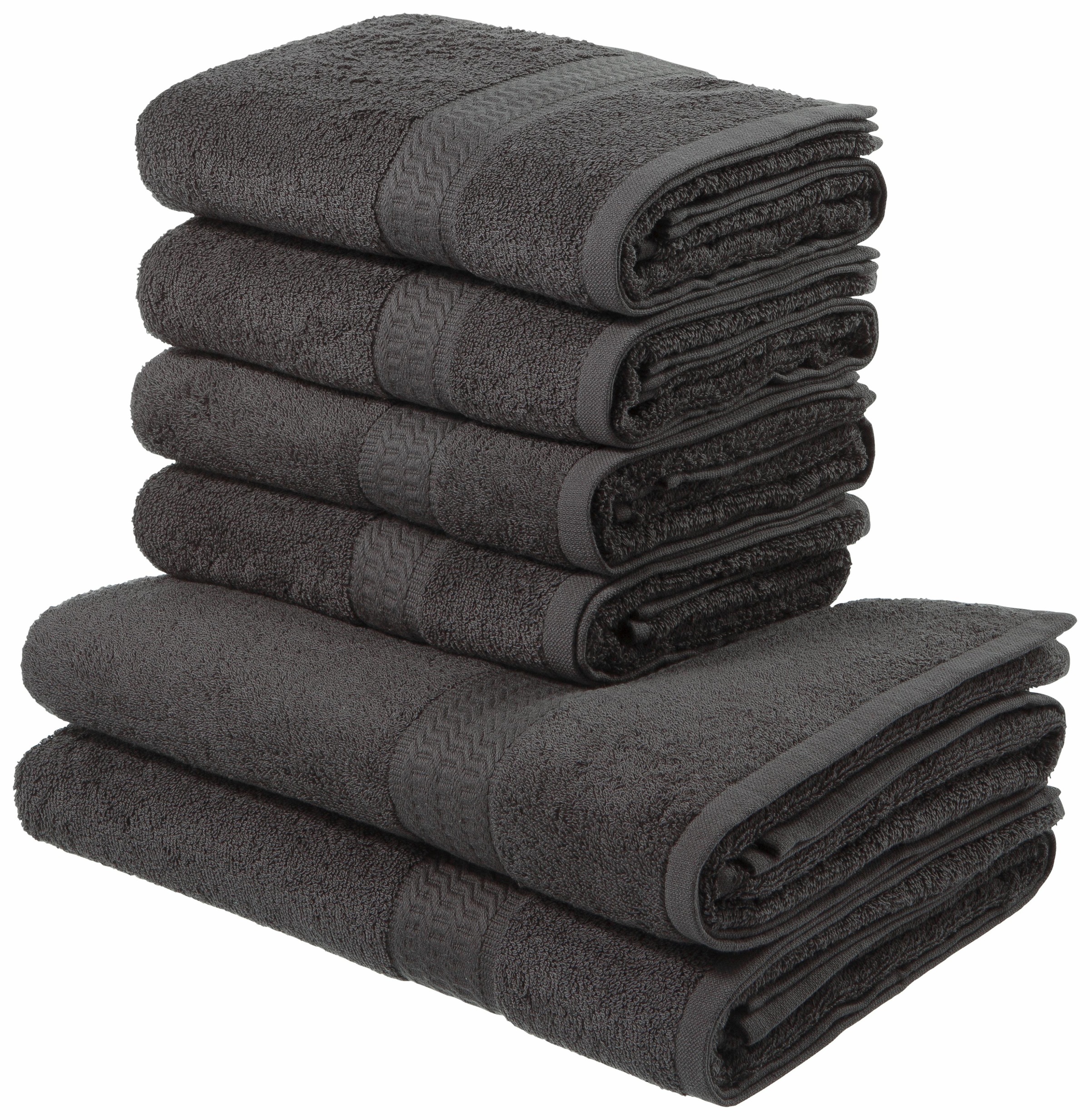 my home Handtuch Set Juna, 6-tlg., günstig online kaufen