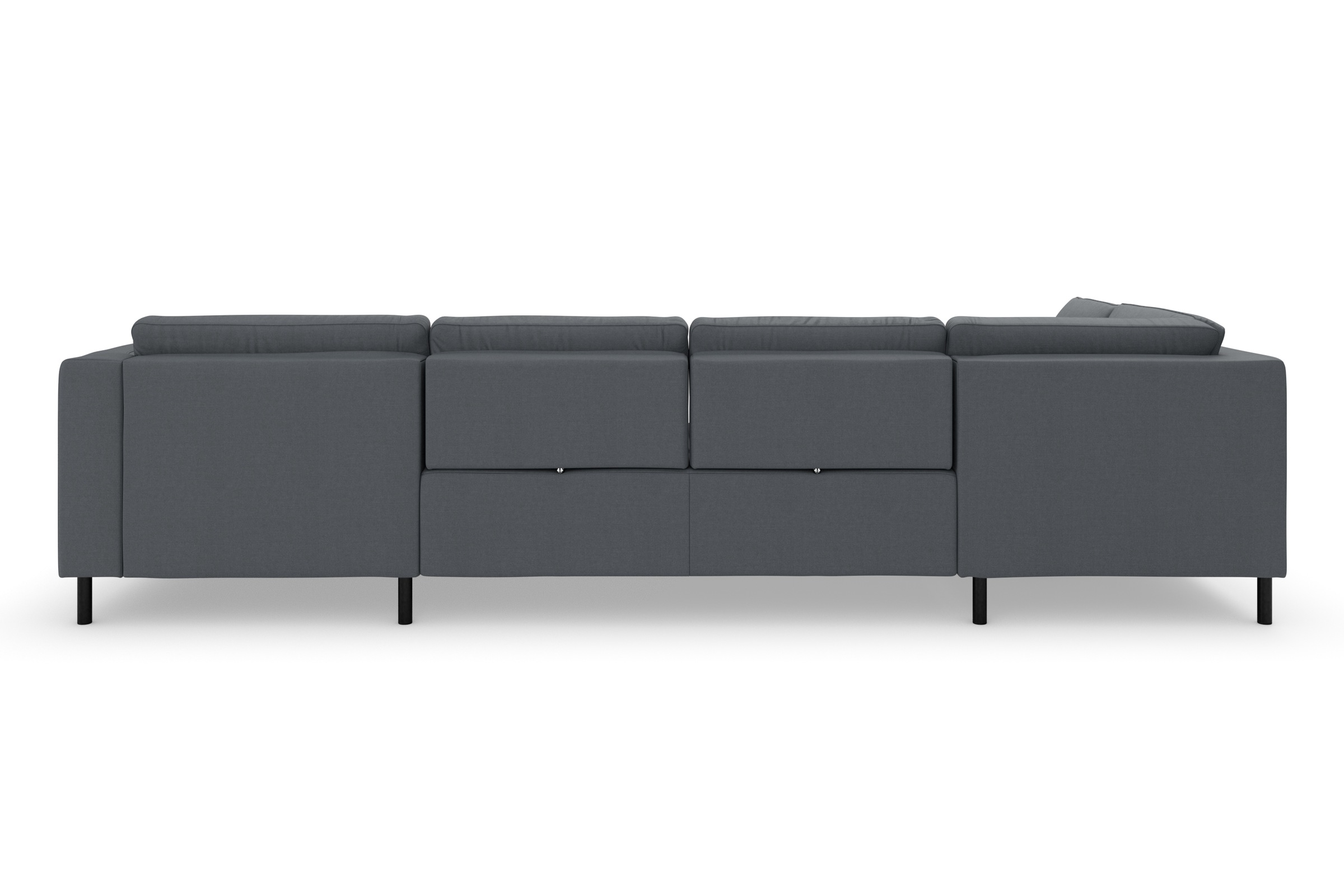 sit&more Wohnlandschaft »Olsen U-Form«, inklusive Sitztiefenverstellung, wahlweise mit Bettfunktion, 15cm hoch
