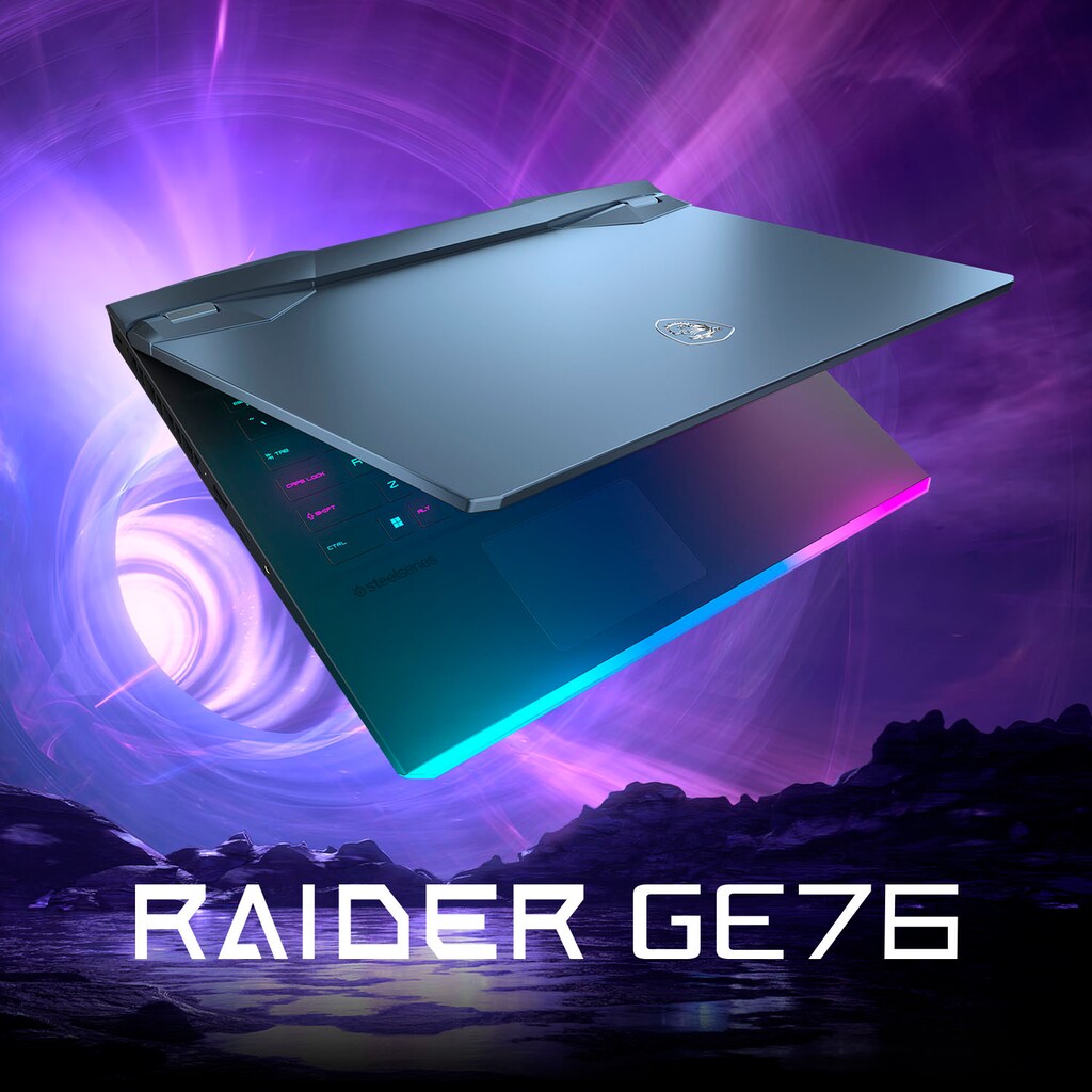 MSI Gaming-Notebook »Raider GE76 12UH-401«, (43,9 cm/17,3 Zoll), Intel, Core i7, GeForce RTX 3080, 1000 GB SSD