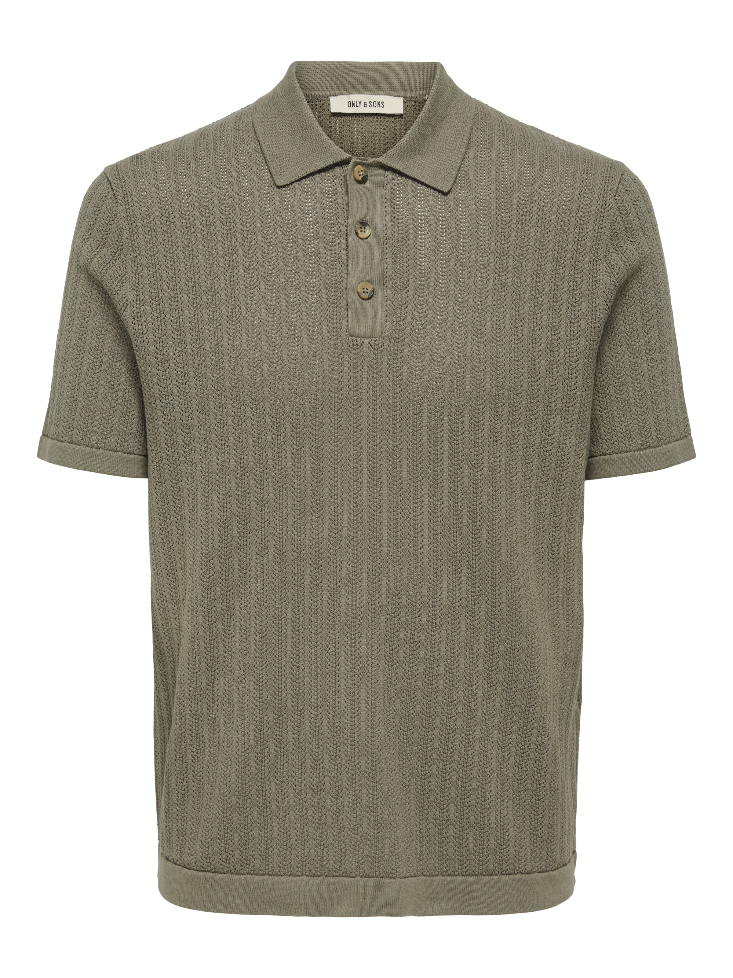 ONLY & SONS Polokragenpullover »ONSMOON REG 12 SS POLO KNIT NOOS«