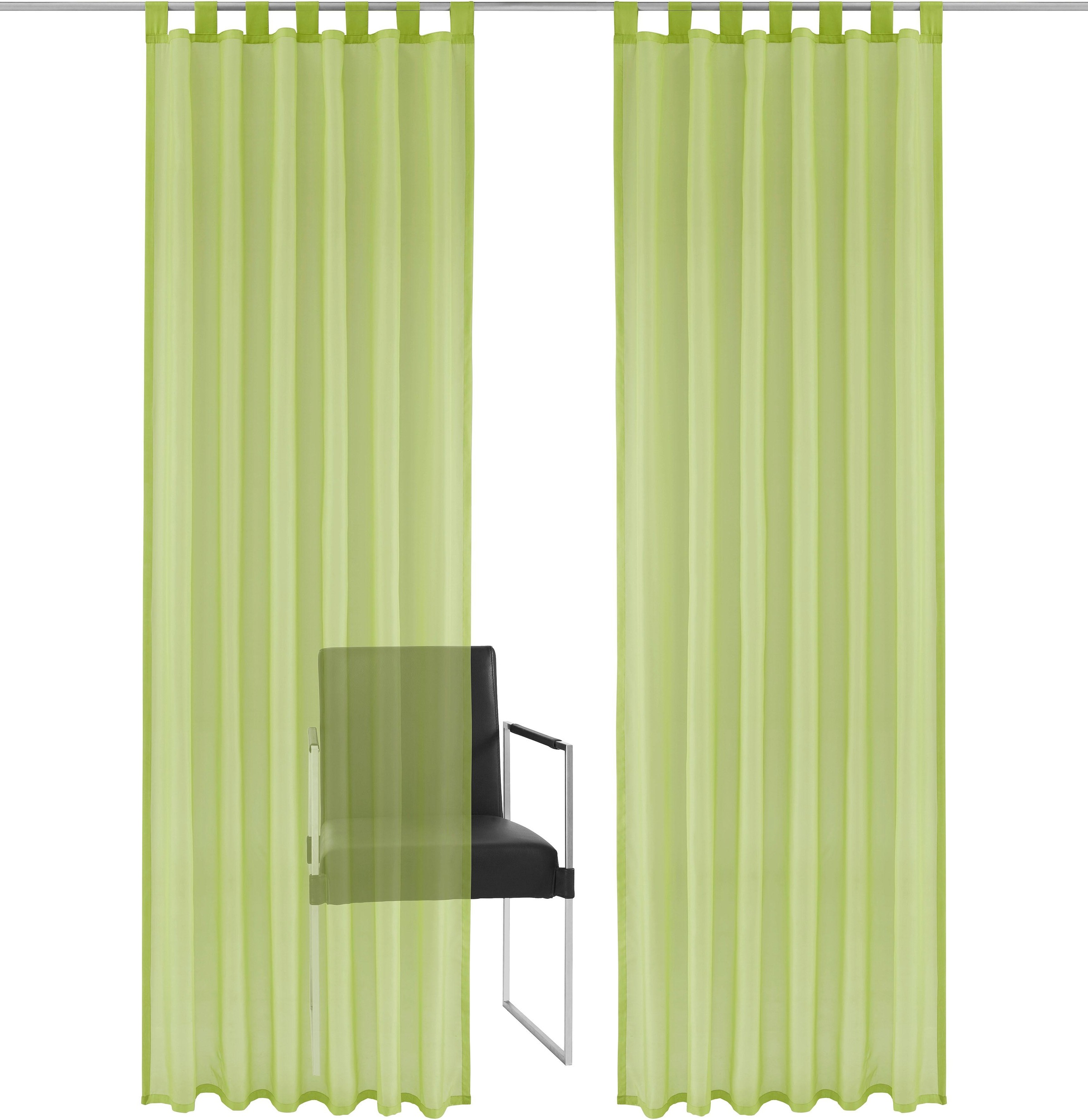 my home Gardine »XANA mit Ösen, Kräuselband oder Schlaufen«, (1 St.) günstig online kaufen