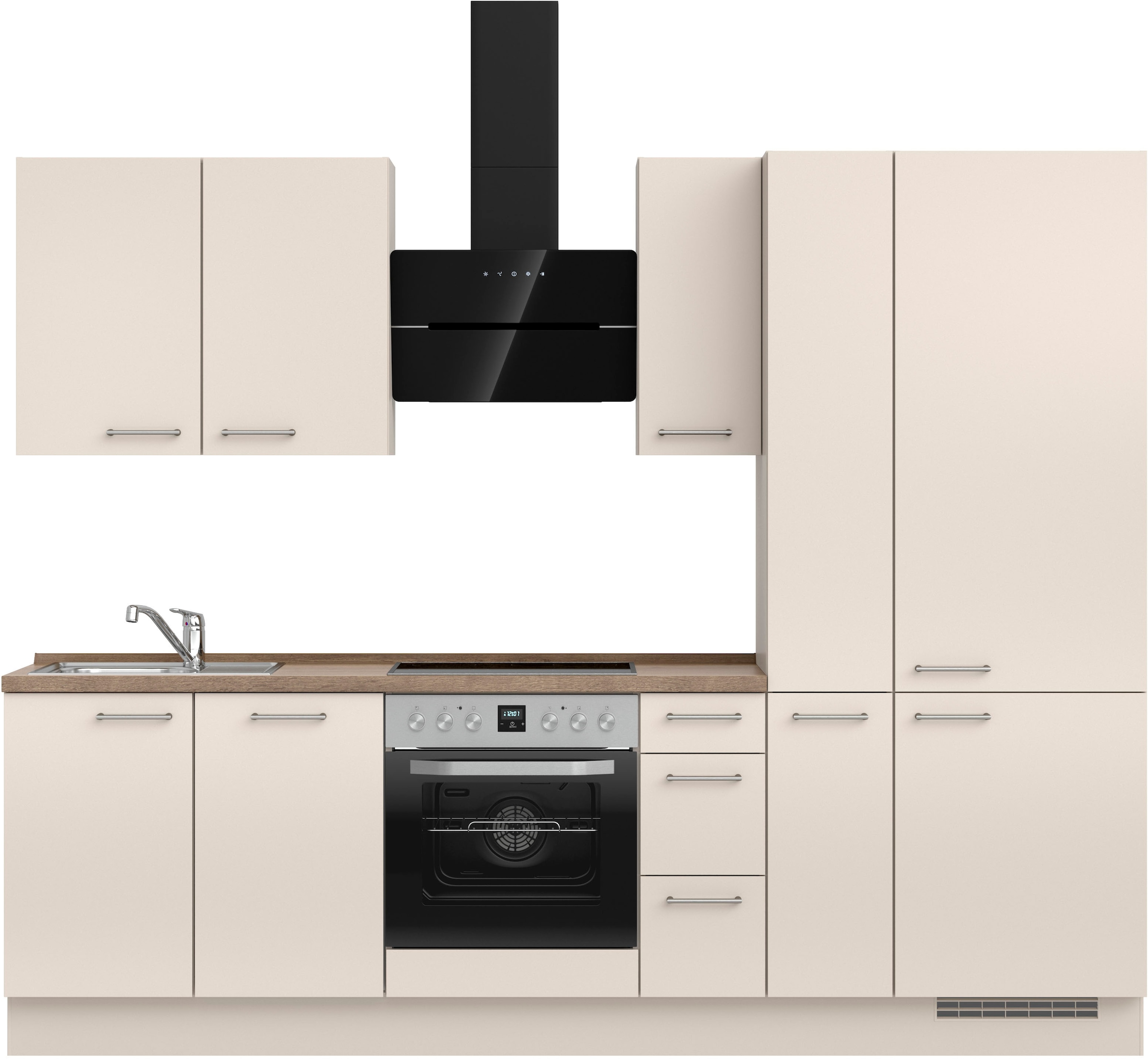 nobilia® Küchenzeile »"Laser II"«, vormontiert, Ausrichtung wählbar, Breite günstig online kaufen