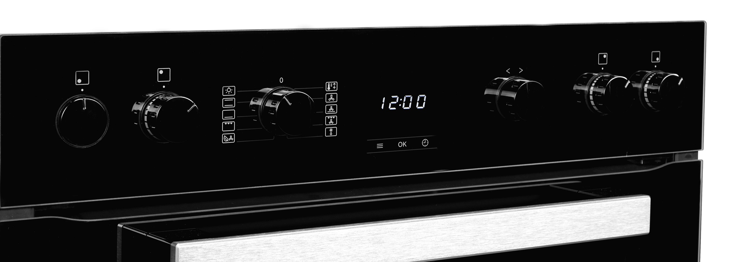 Miele Induktions Herd-Set »H2459I D OBSW + KM 7061 FR«, mit Teleskopauszug nachrüstbar, PerfectClean Ausstattung, EasyControl Bedienung
