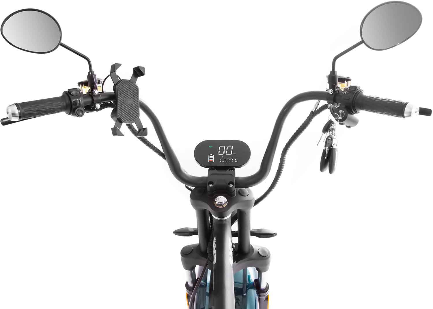 SXT Scooters E-Motorroller »SXT Grizzy«, bis zu 70 km Reichweite, mit Straßenzulassung und integr. Alarmanlage