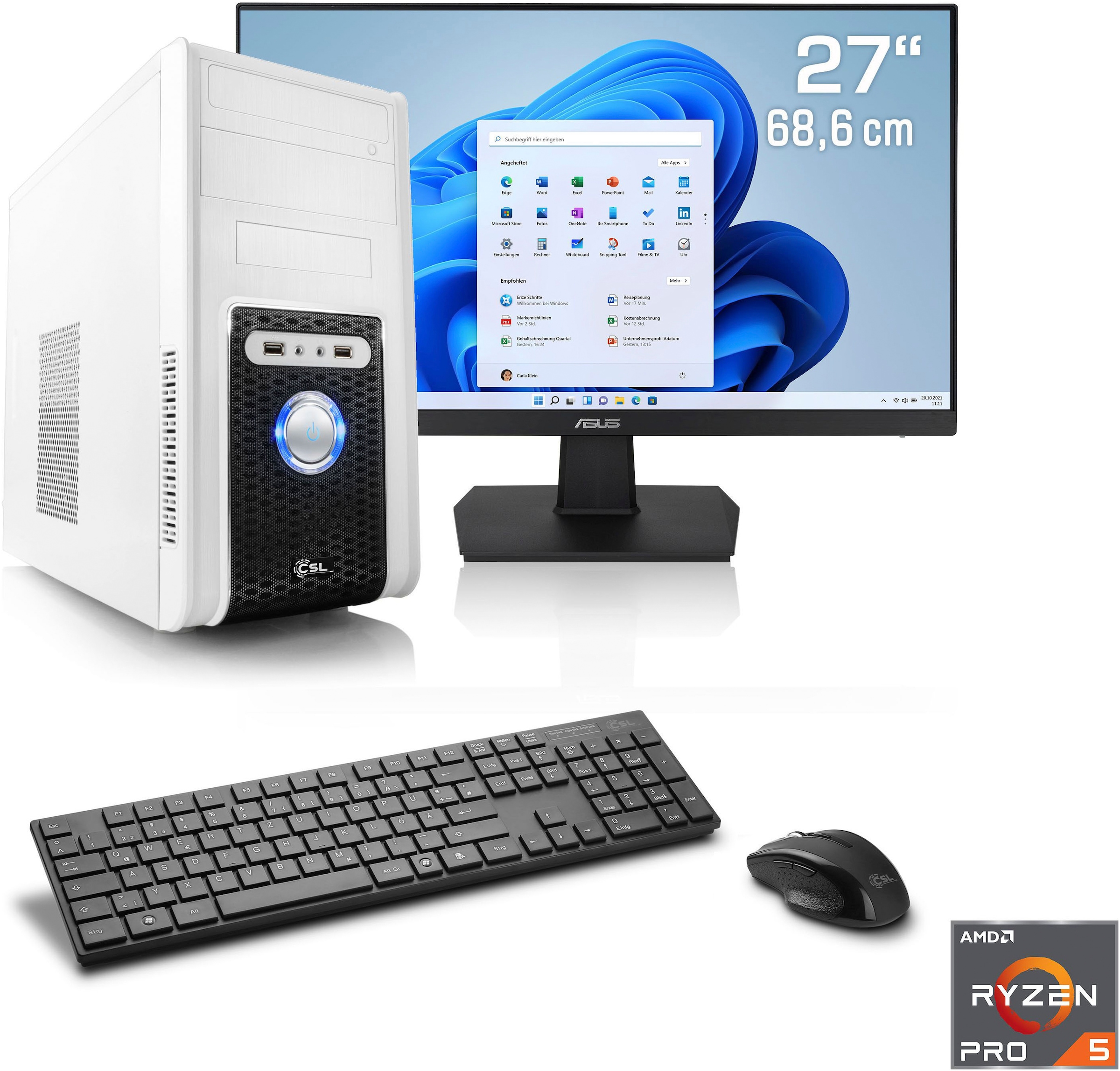 CSL Gaming-PC-Komplettsystem »Sprint V28137«