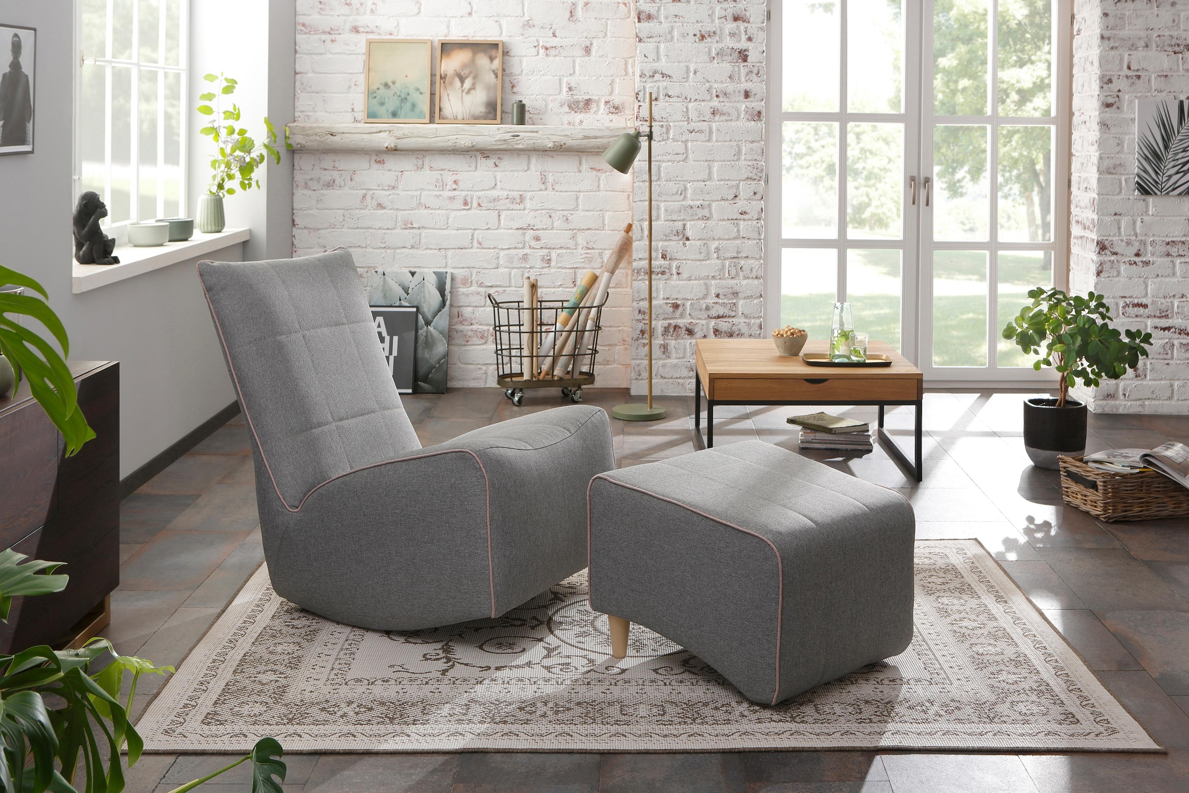 Home affaire Couchtisch »Betula«, zertifiziertes Massivholz (Eiche), in 3 verschiedenen Farbvarianten
