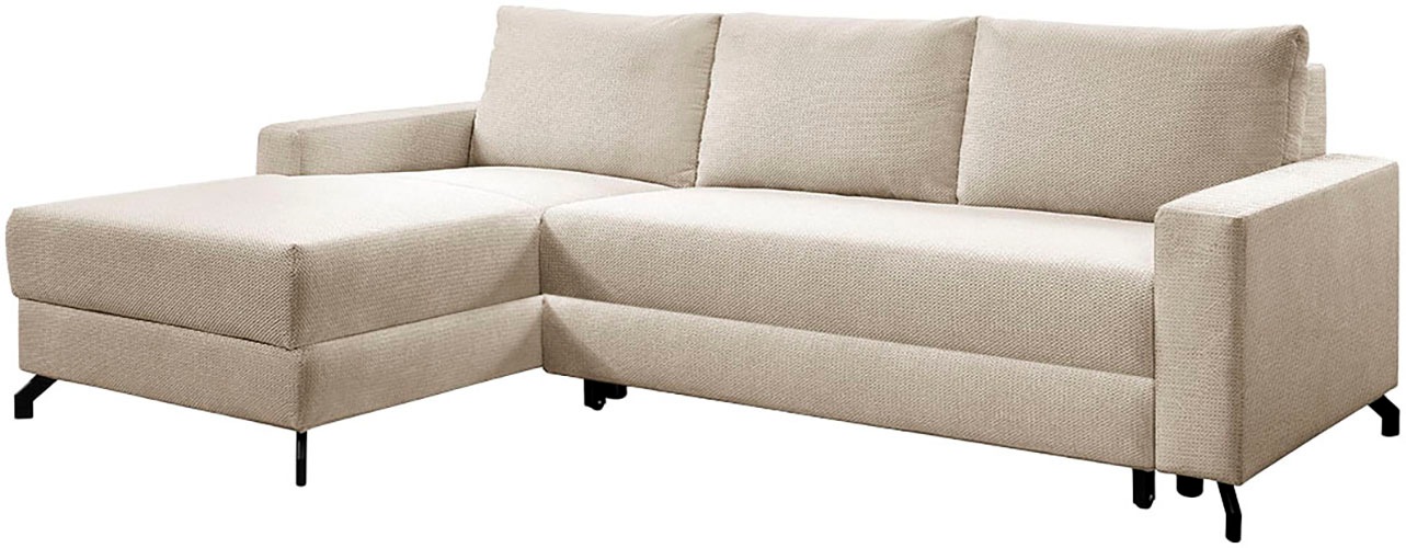 exxpo - sofa fashion Ecksofa »Quattro L-Form, B/T: 247/162 cm«, wahlweise m günstig online kaufen