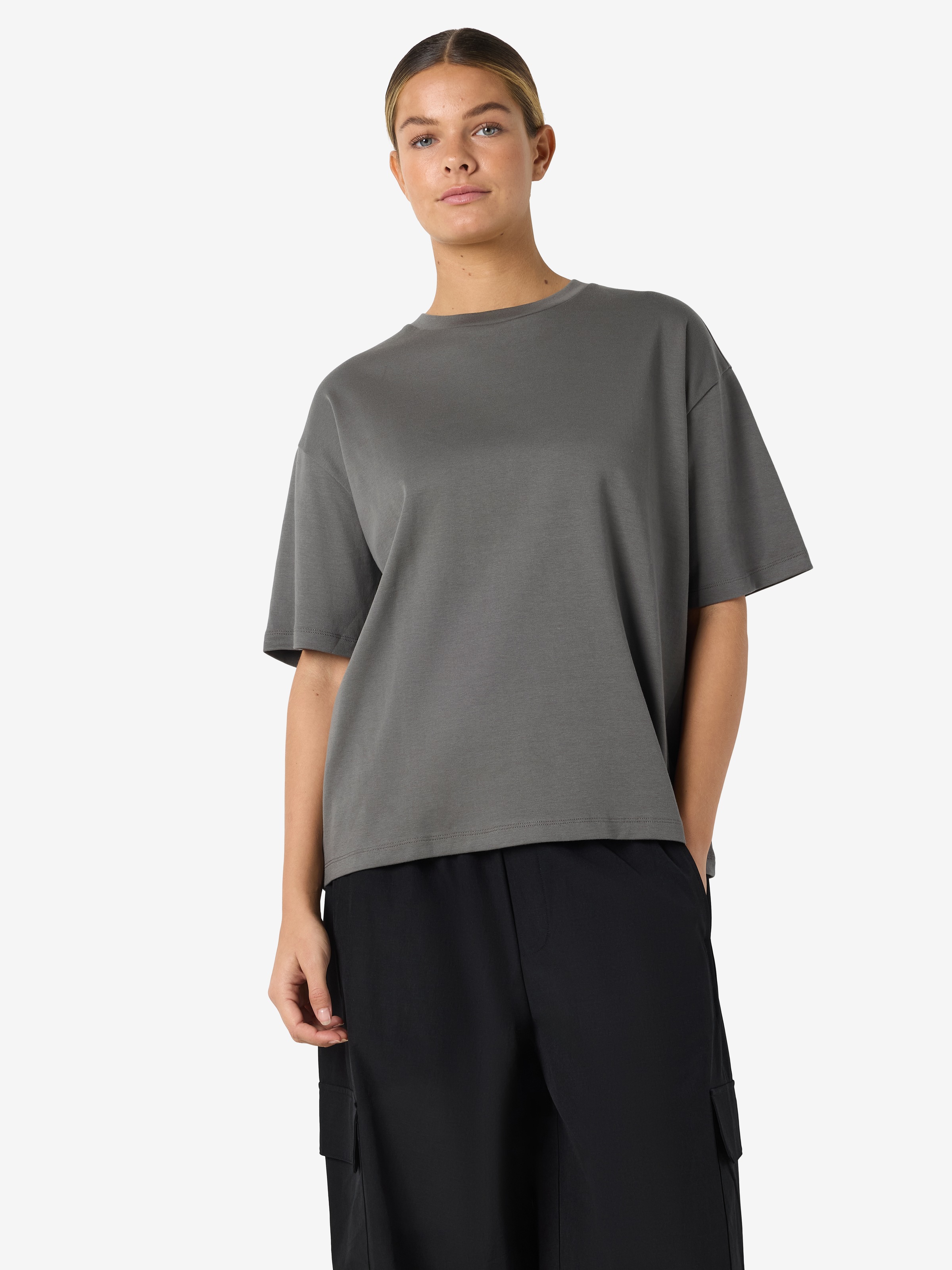 Noisy may Kurzarmshirt »NMKIM S/S T-SHIRT JRS NOOS« Baumwolle, regular fit
