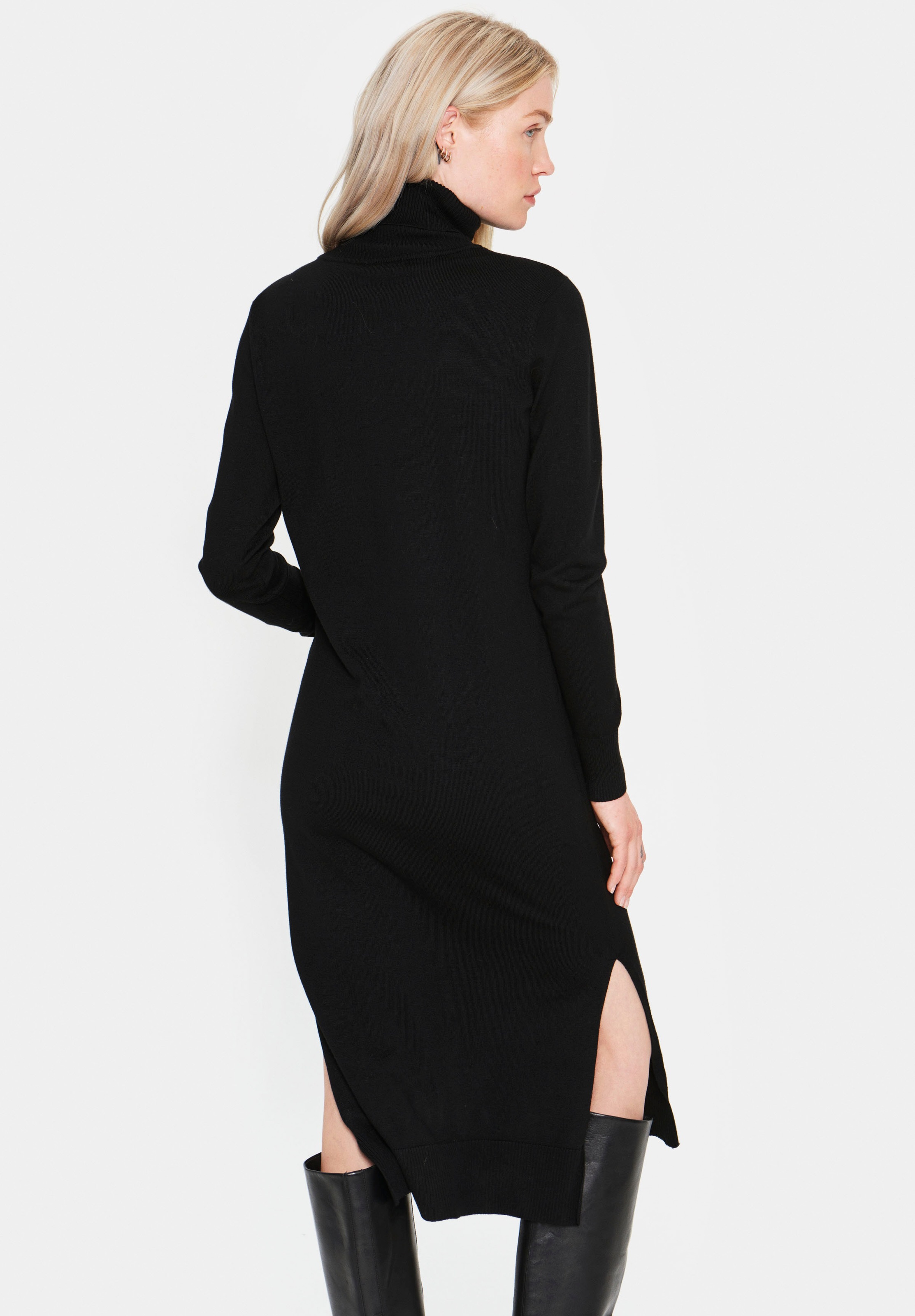 Saint Tropez Strickkleid »MilaSZ Roll Neck Long Dress«