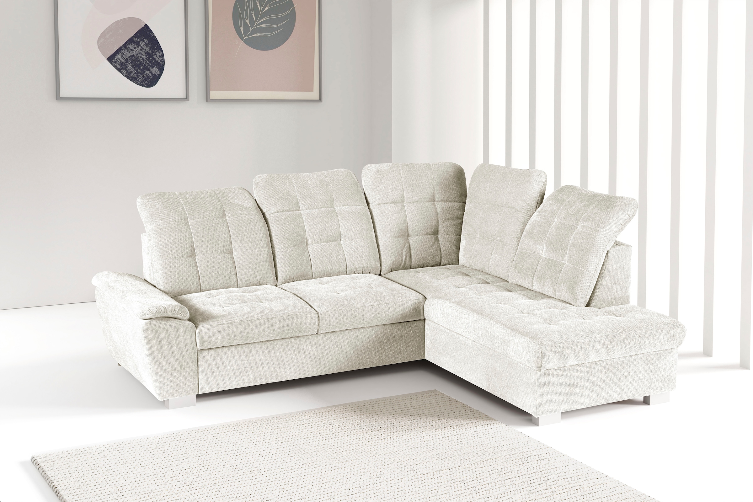 WERK2 Ecksofa »Brindisi, Multifunktion, bequem & komfortabel, Breite 263cm, günstig online kaufen