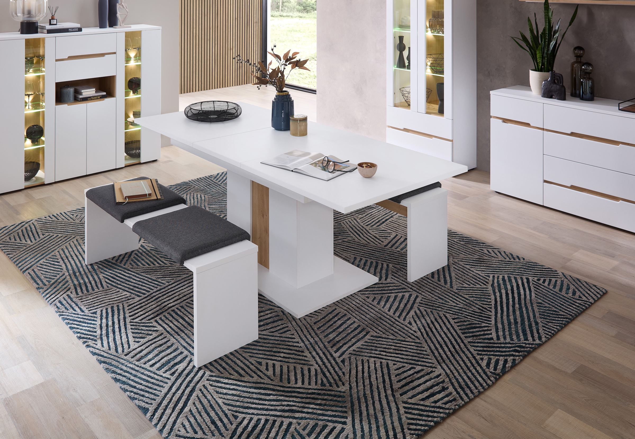 Innostyle Esstisch »Memphis Esstisch,160-210x75x90cm (B/H/T)«, (1 St.), Auszieh-Funktion