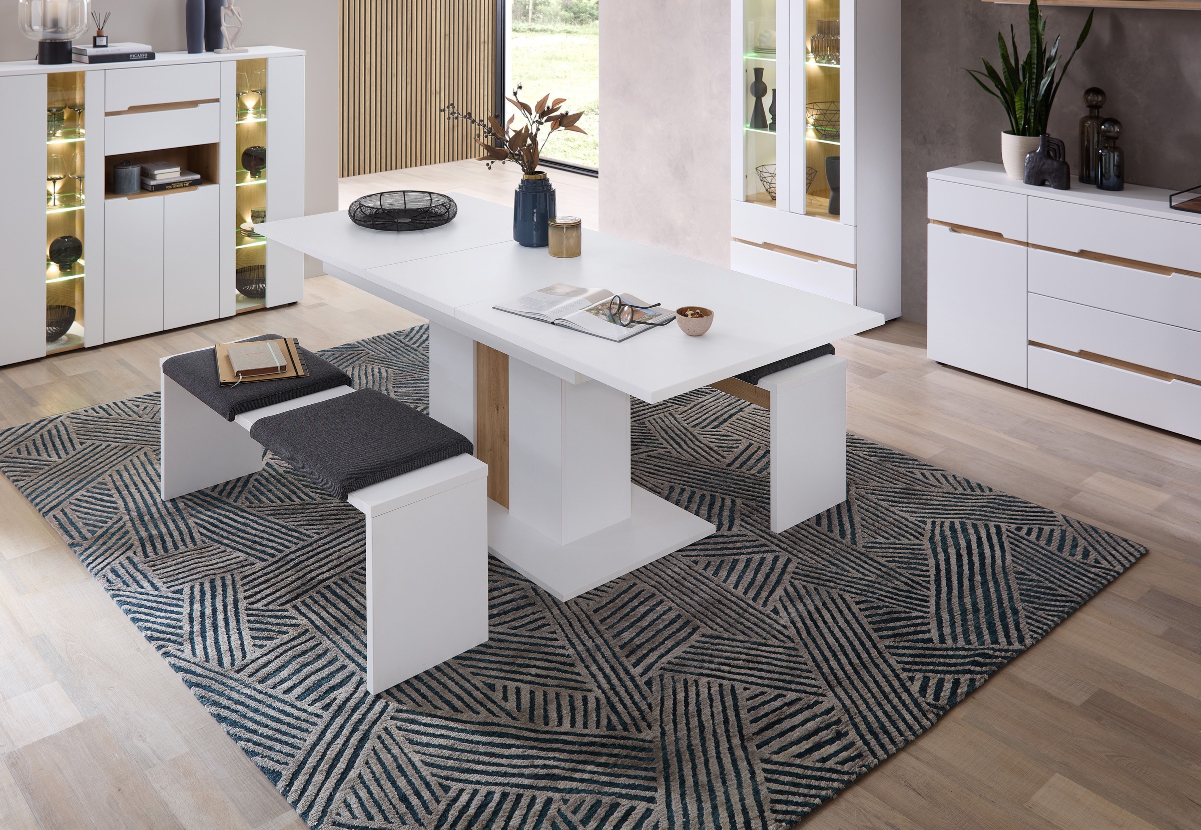 Innostyle Esstisch »Memphis Esstisch,160-210x75x90cm (B/H/T)«, (1 St.), Aus günstig online kaufen